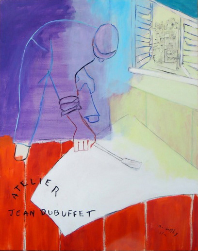 Atelier Jean Dubuffet No. 3| Acrylic on canvas | 40x30"