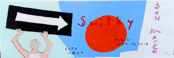 City Hall Exhibition 2013 | Acrylic on canvas | 12x36" | NFS
