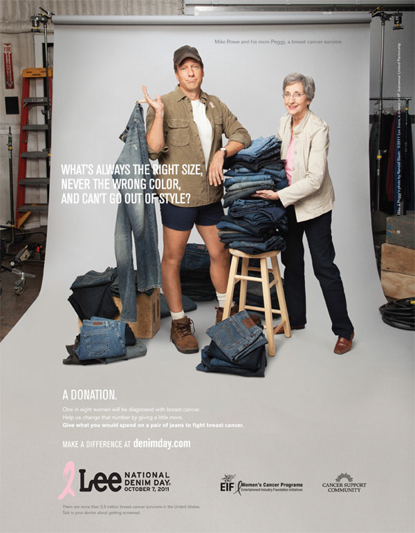 Interwoven Creative Lee National Denim Day Campaign with Mike Rowe