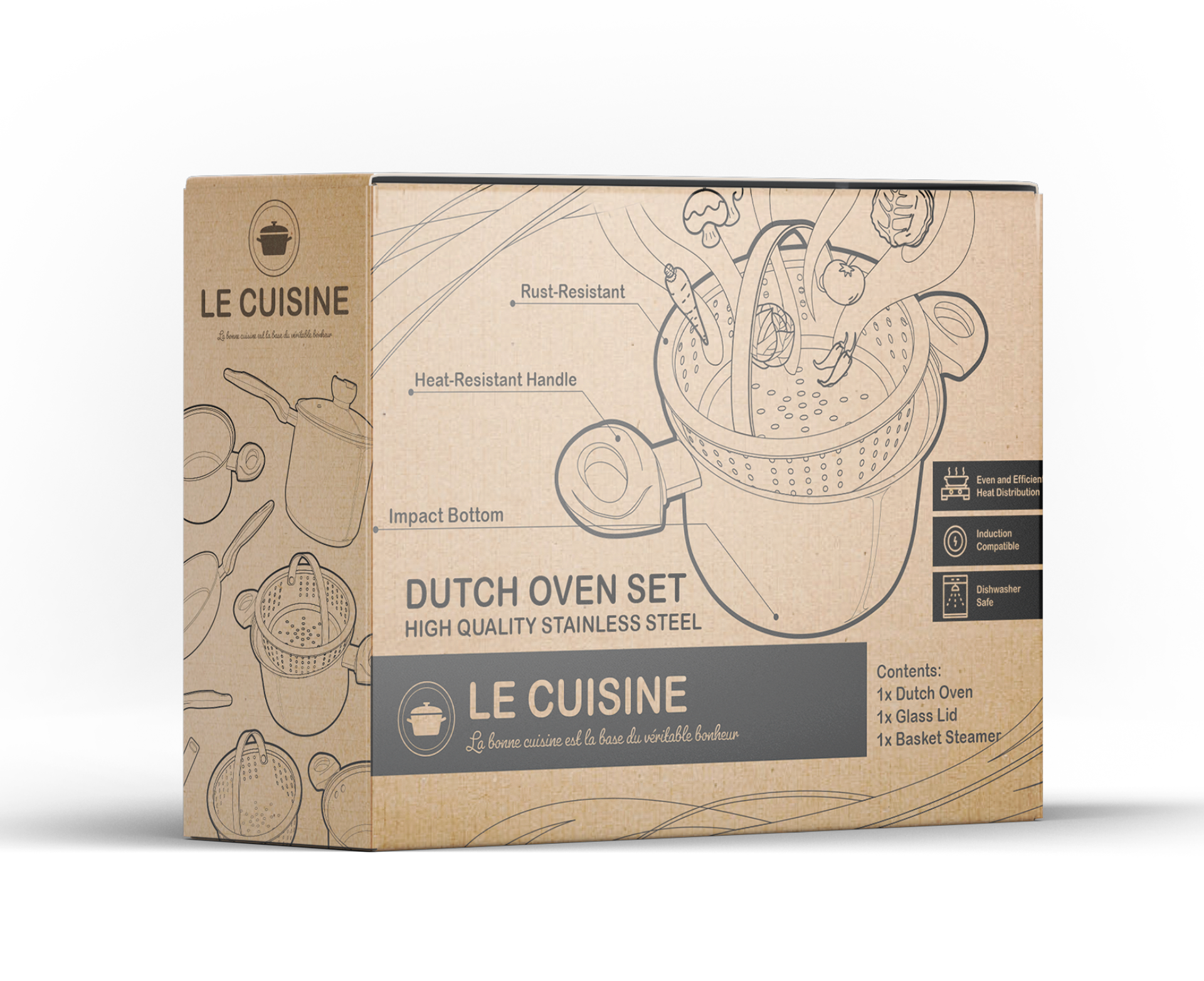 JevryLo Industrial Design Studio Le Cuisine Product Packaging