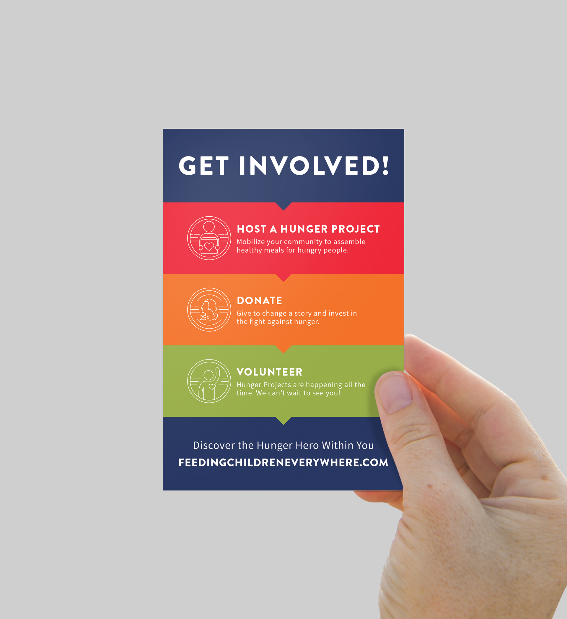 3.5in x 5.25in postcard for potential clients