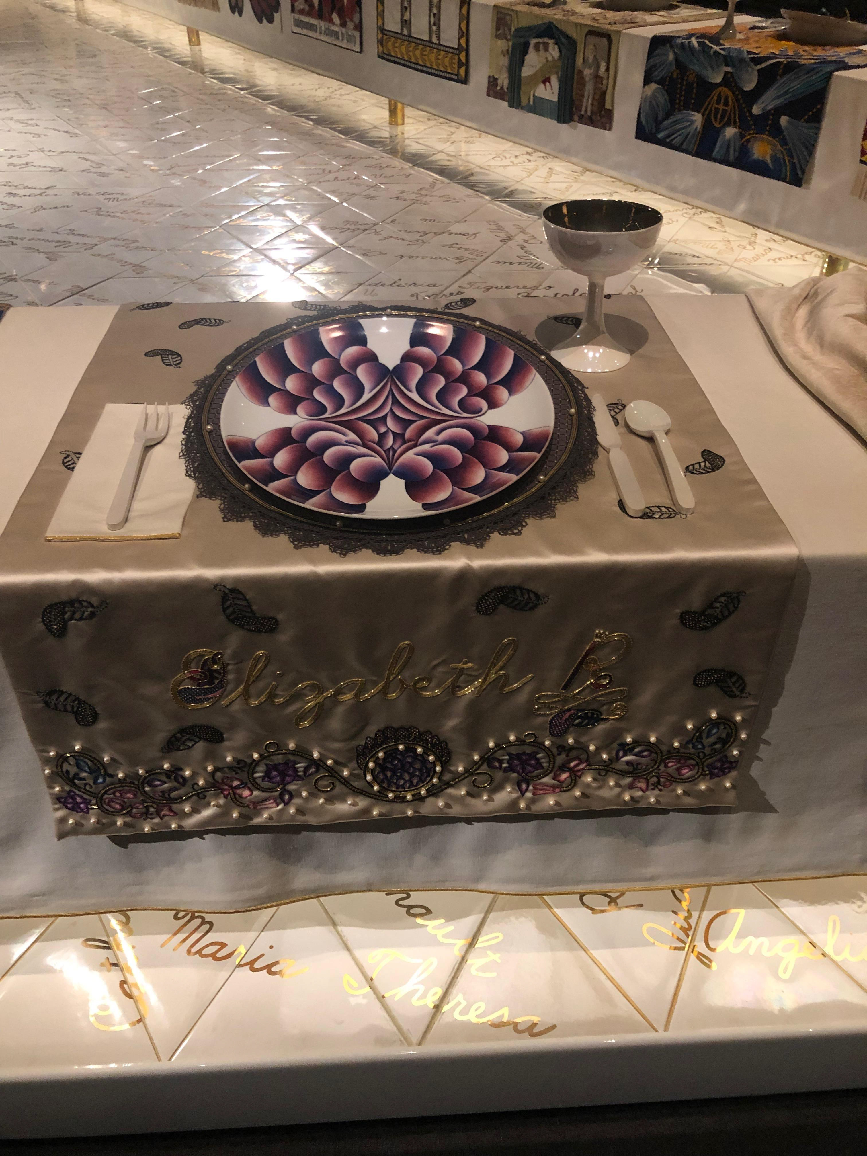Close up of one setting. Photo courtesy of Lindsey Humphrey.