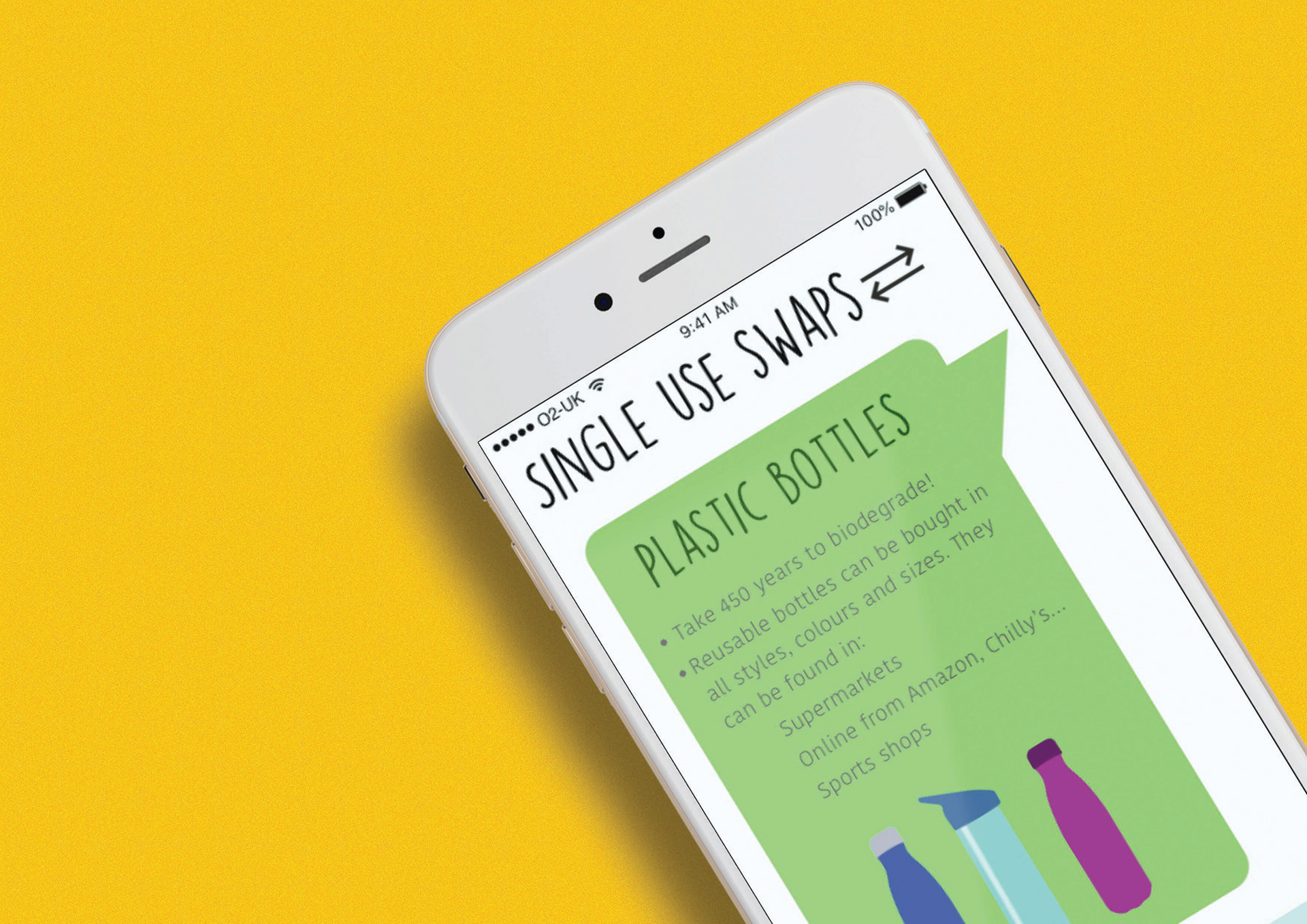 Extra information is provided to the user when selecting a reusable item