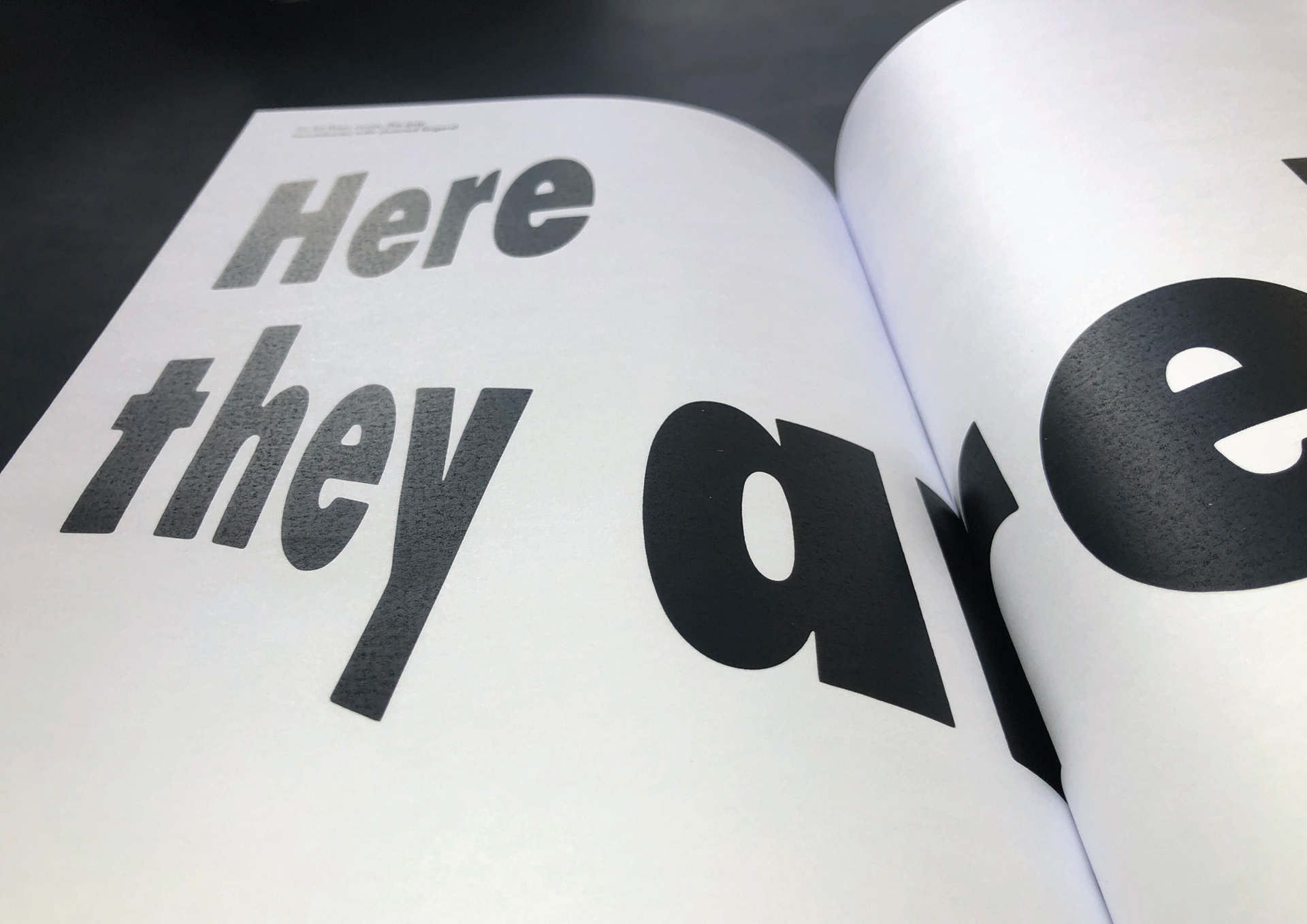 Distorted typography creates the feeling of movement and speed