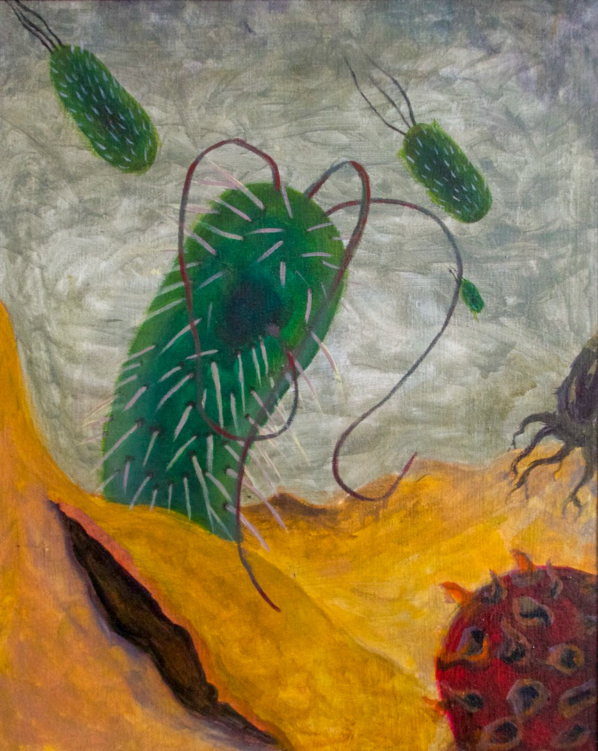 The Death From Above, 16x20, Acrylic on Canvas
