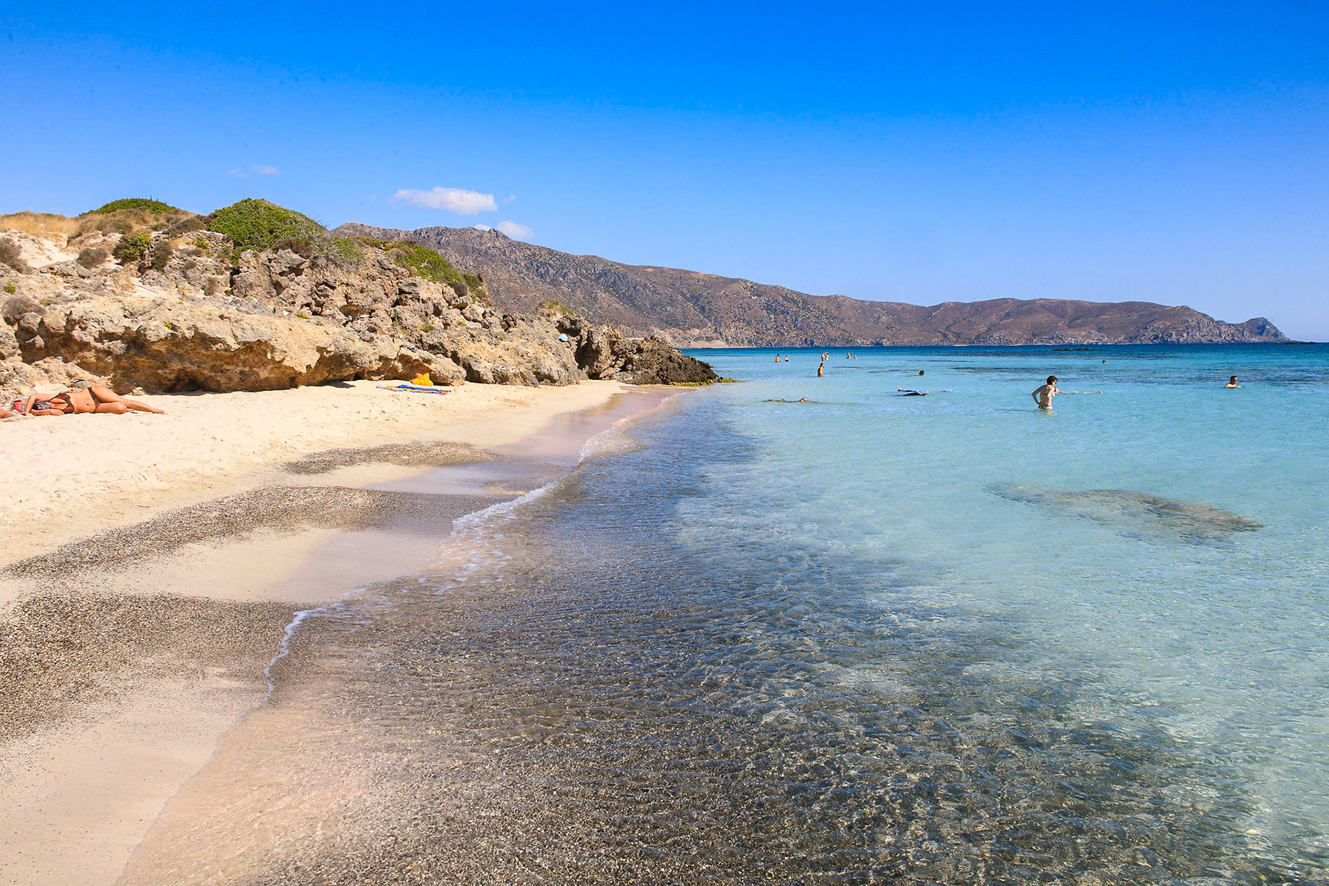 Lagune von Elafonisi