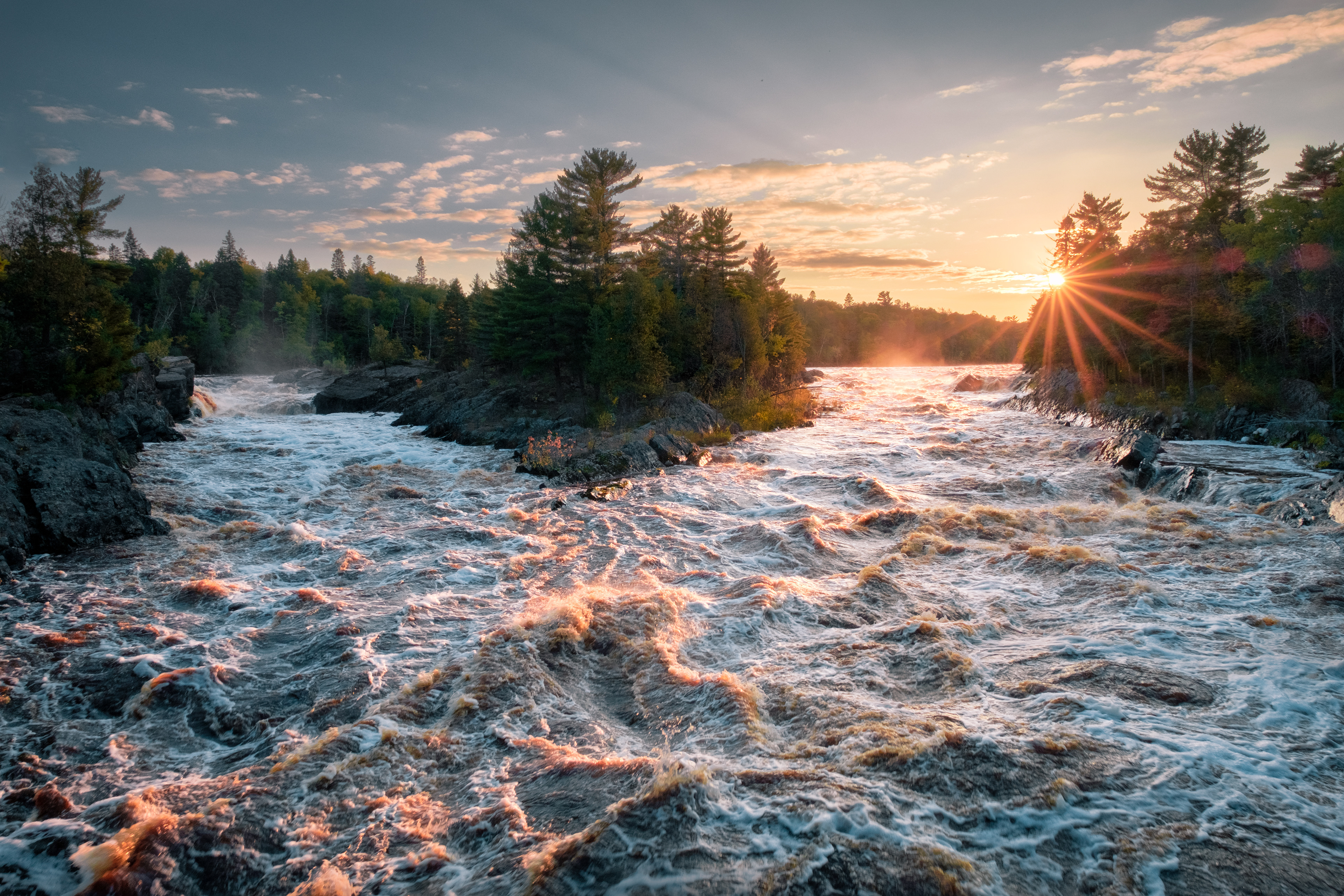 St Louis River Sunst