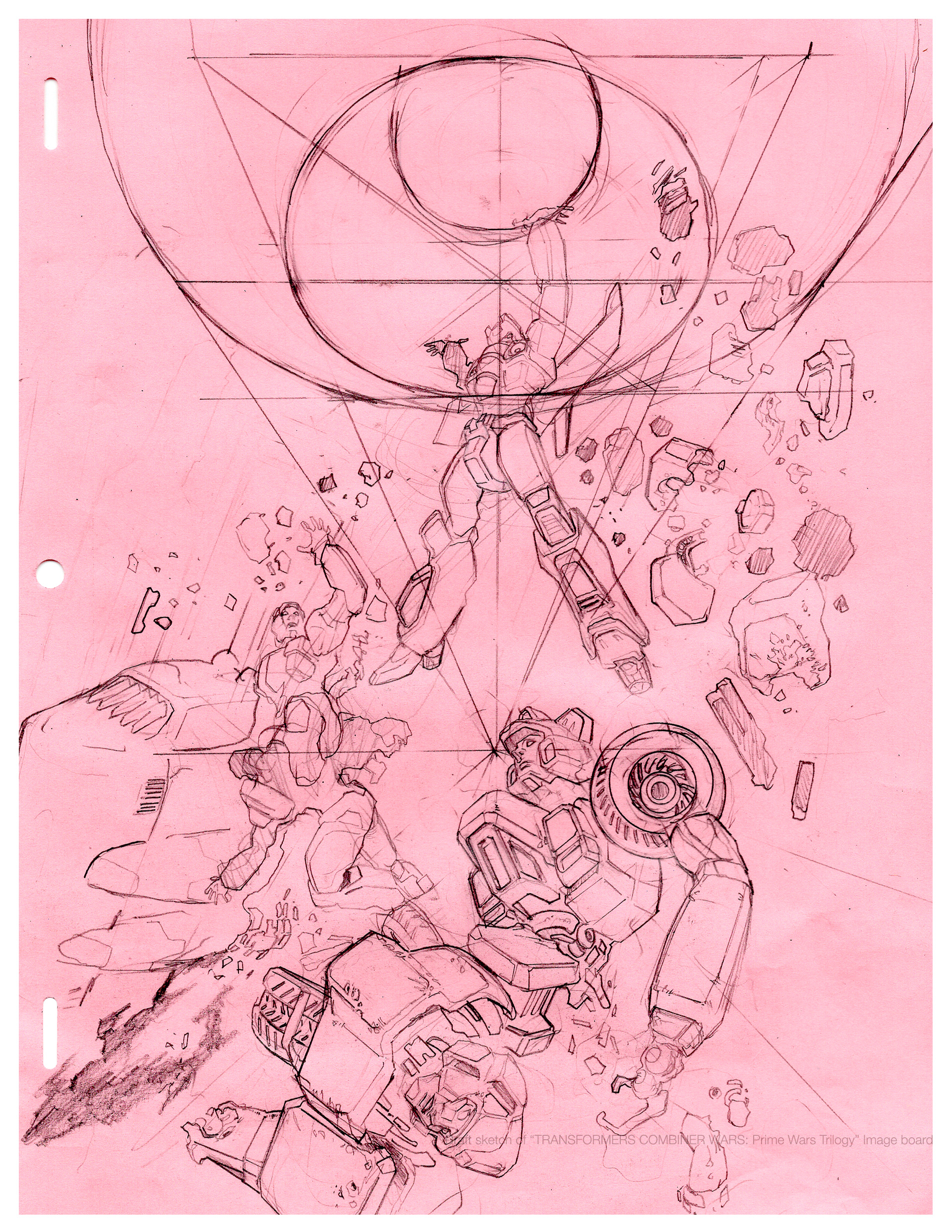 Kaichiro's drawing based on Inada's rough sketch