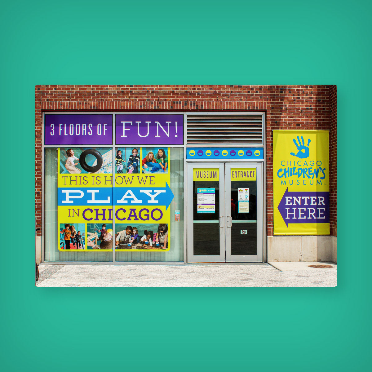 Exterior signage: Chicago Children's Museum