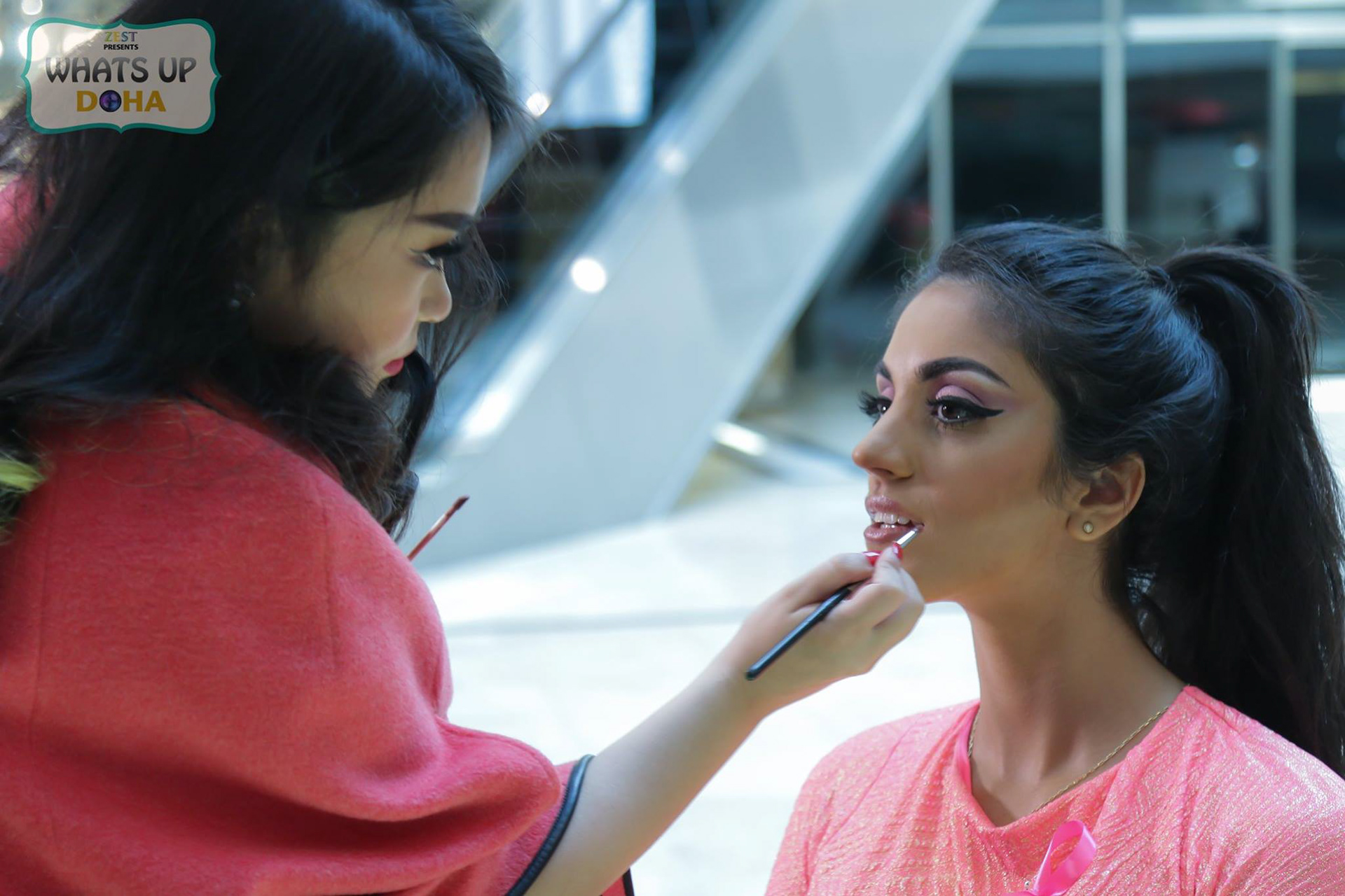 WUD's "BREAKFAST WITH ZUNIRA" BREAST CANCER AWARENESS makeup demo