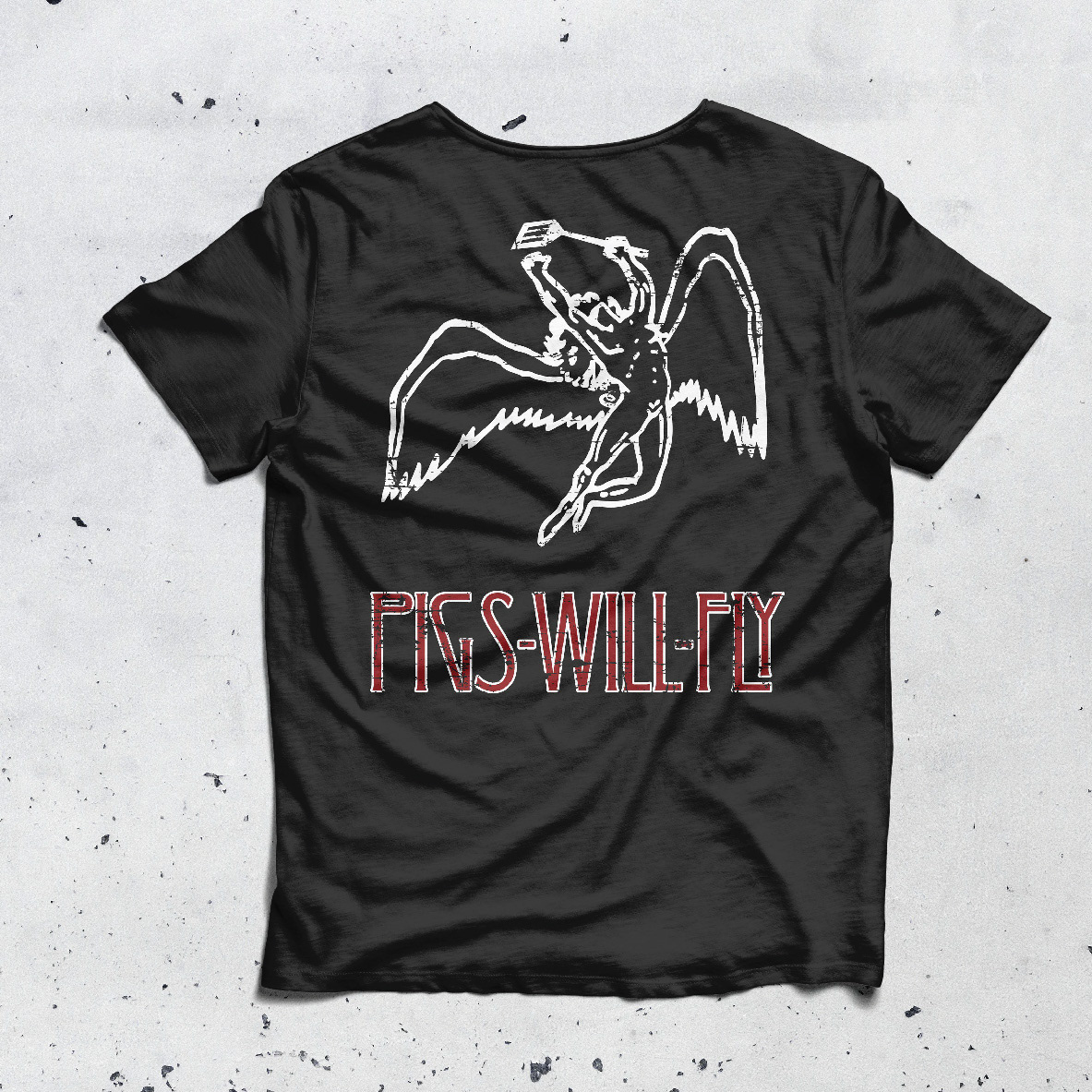 Led Zeppelin Homage T-shirt (Back)