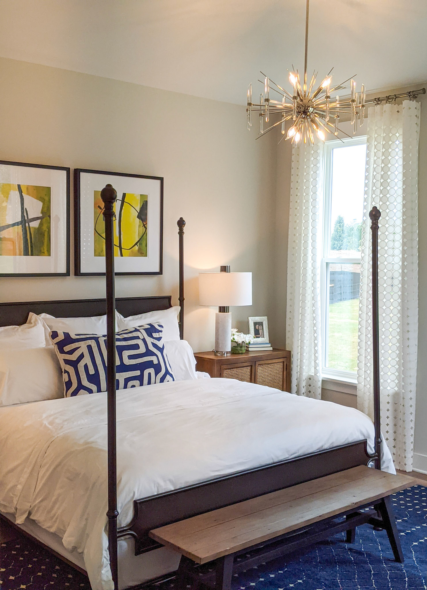 Personal Selections: Flooring & lighting. Other selections made by Model Home Interiors.