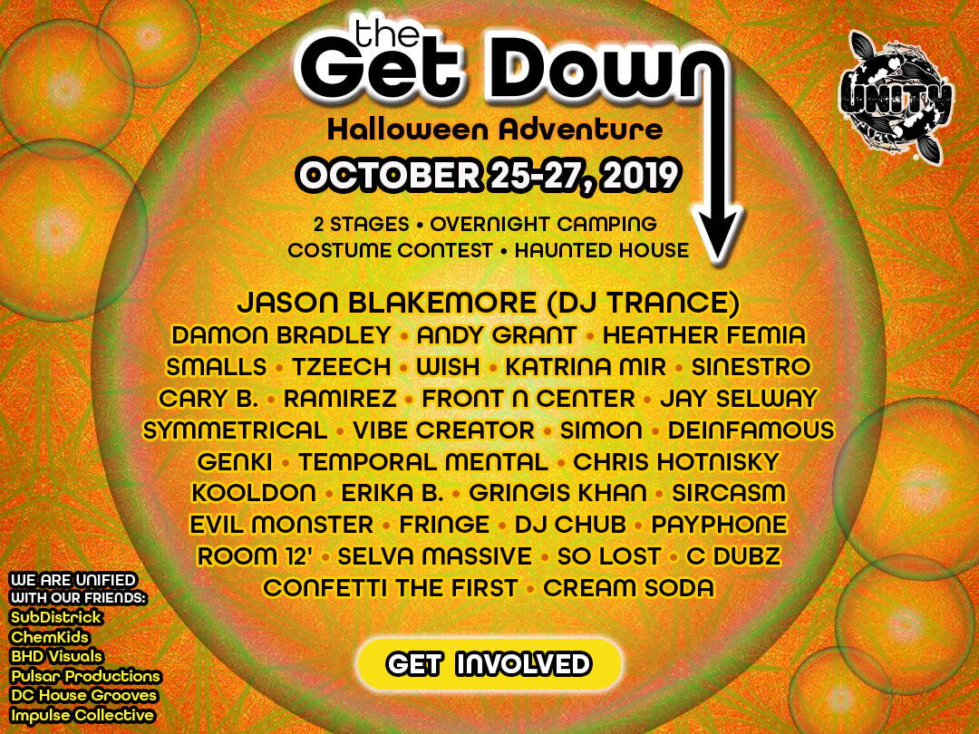 Temporary landing page for event email list sign-up [active state]