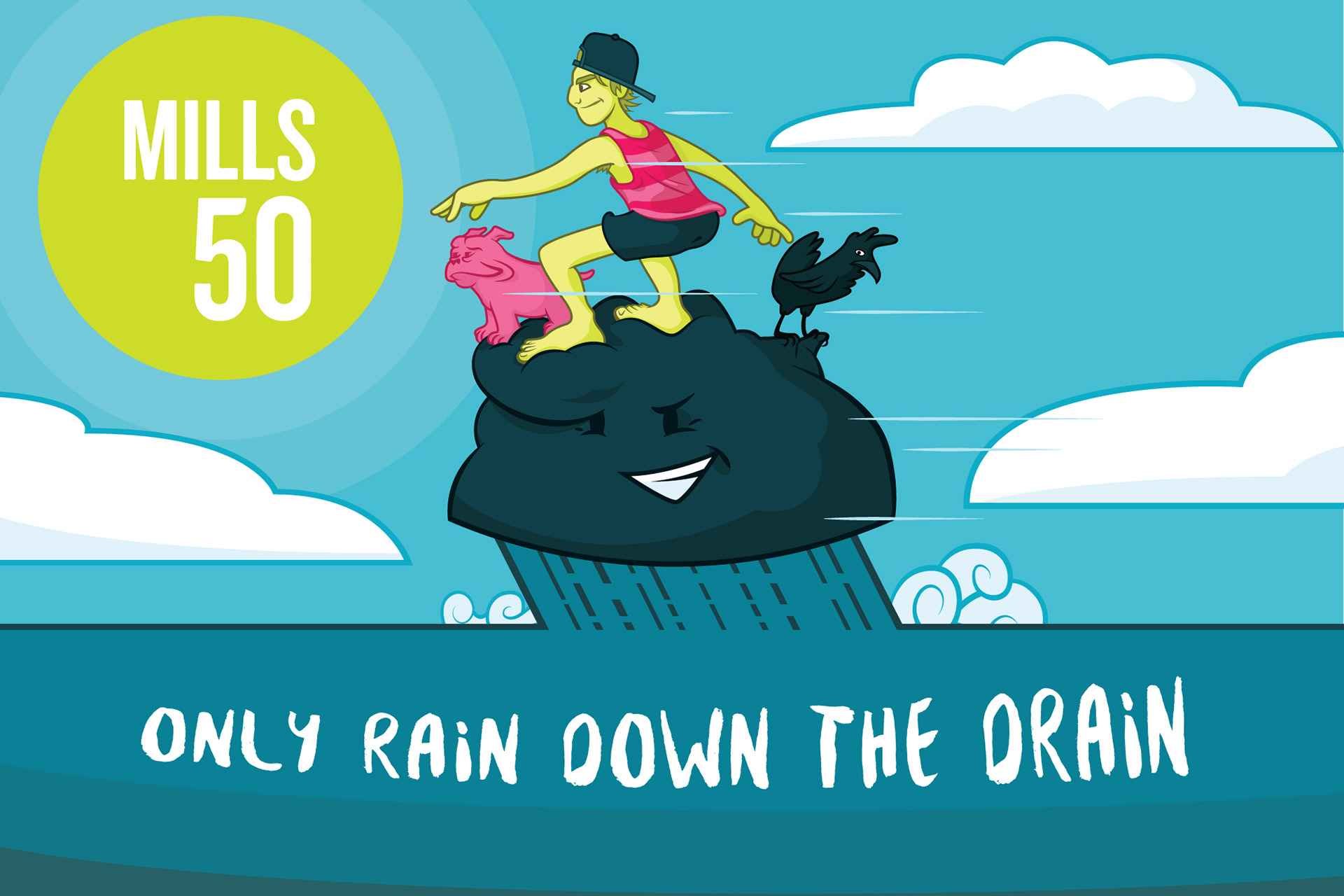 Storm drain concept for Orlando's Mills50 district.