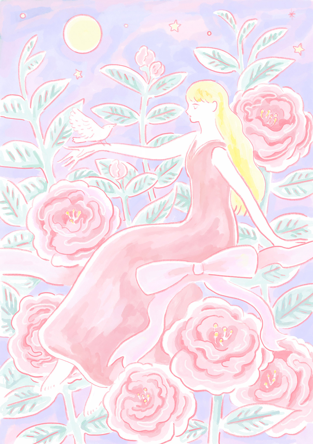 薔薇の上の少女(2021)