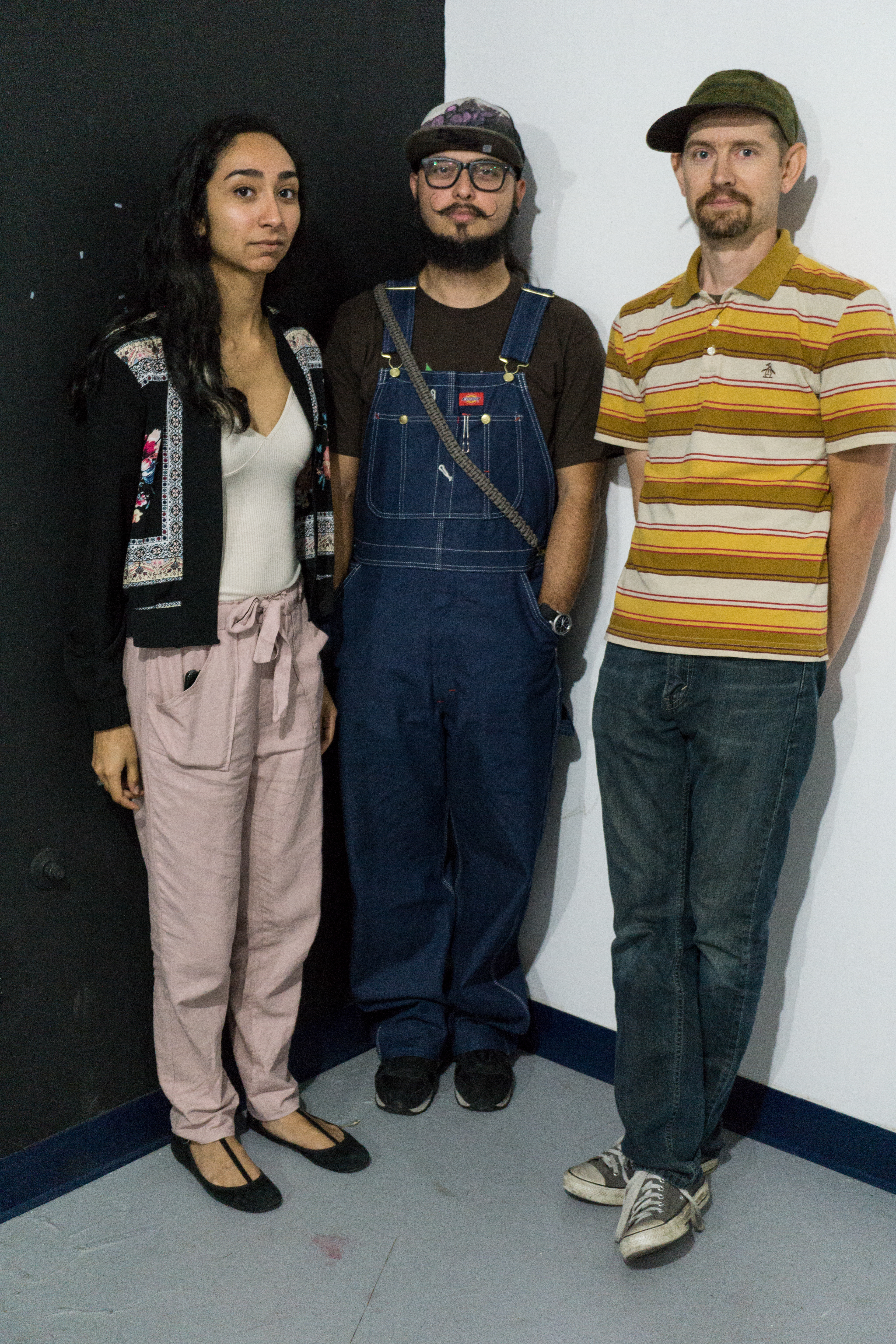 (Left to right): Crystal Alyssa, Hugo Aldana Jr, Benjamin Bellas Zellmer
