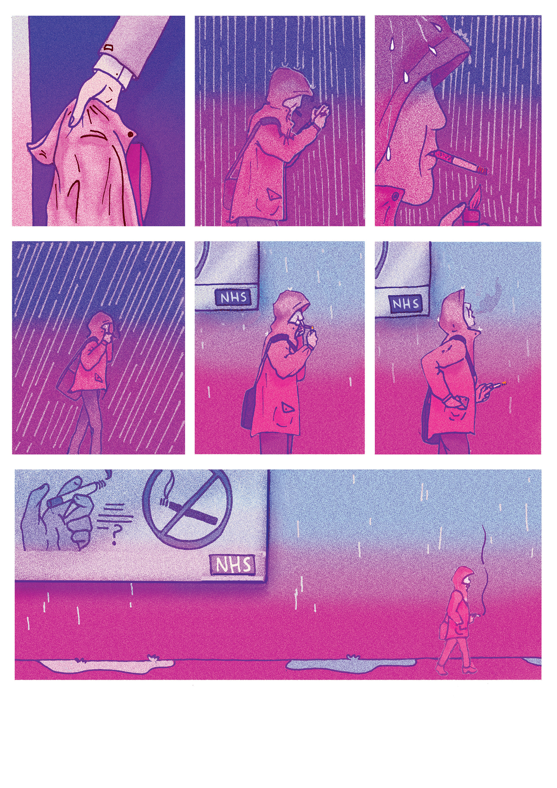 Illustrated comic (A2 Large Formtat print)
