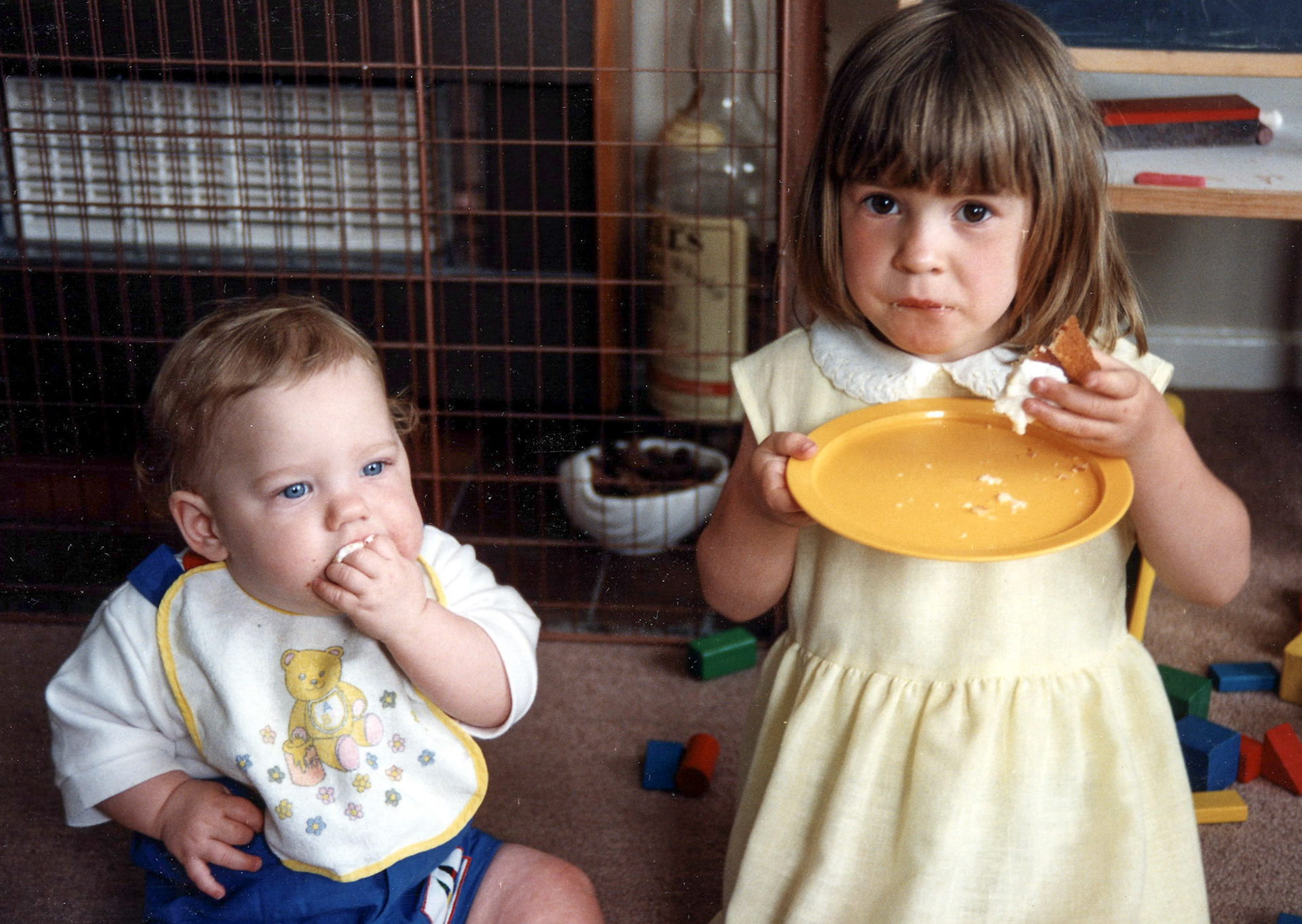Robert's 1st birthday was at Val Evan's house