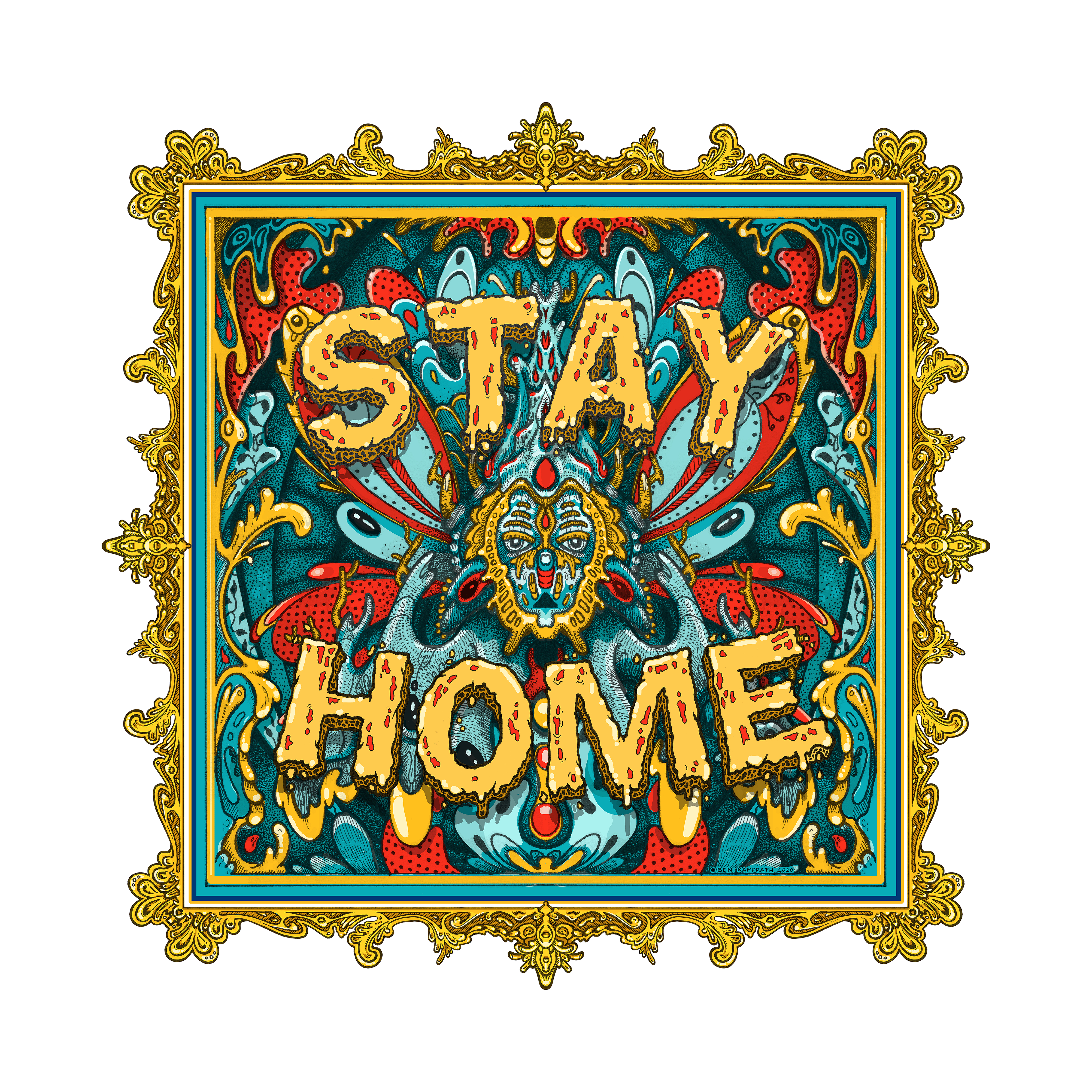 Stay Home Illustration by Ben Kamprath