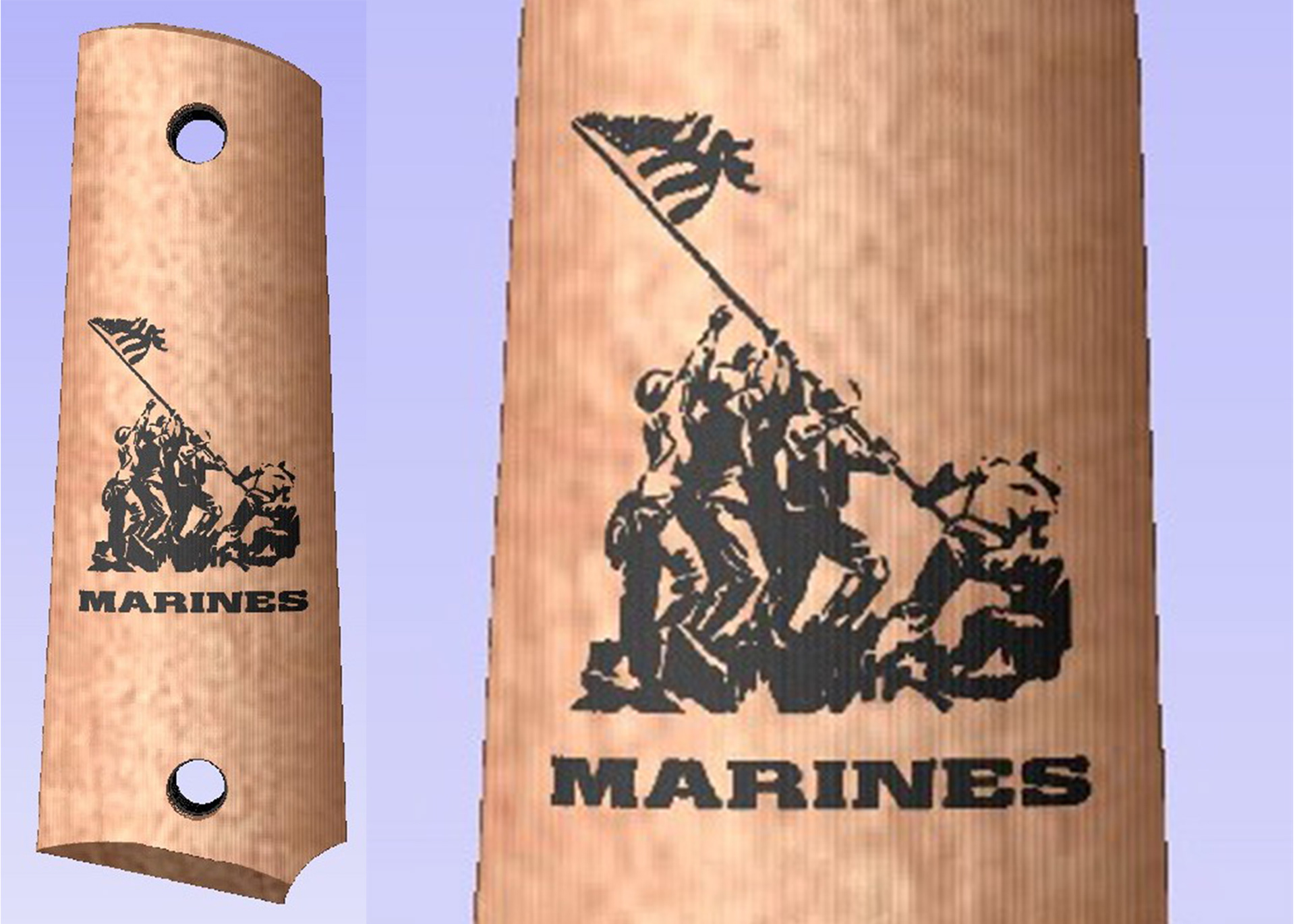 Iwo Jima with Marines