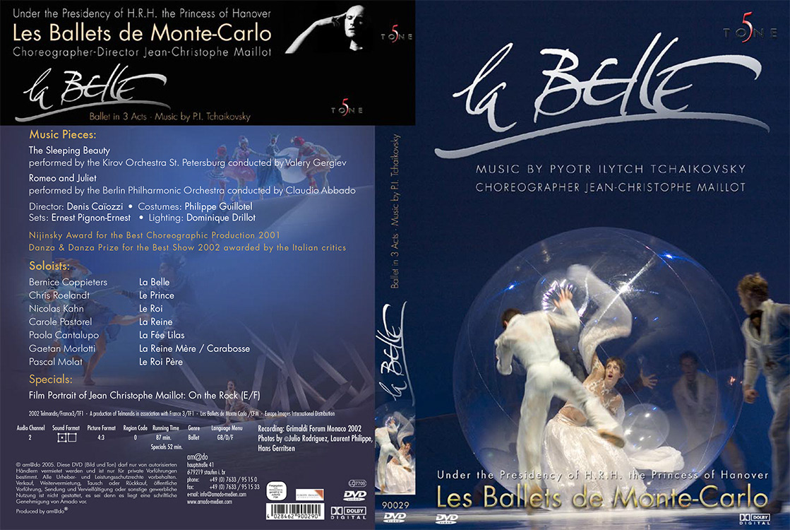 La Belle, DVD Cover, Les Ballets de Monte-Carlo