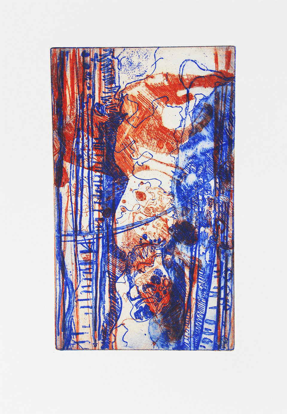 Two-plate hard-ground etching / Copyright © Christopher Pearson 2016