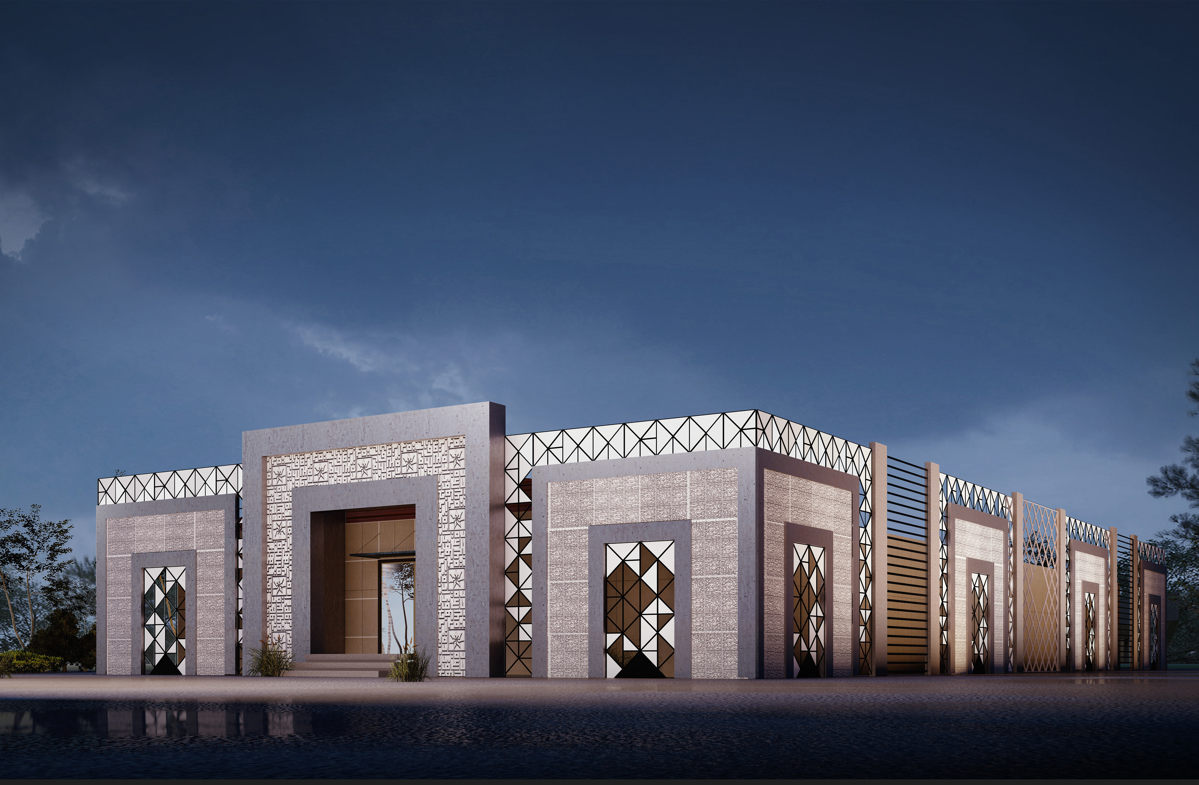 scope of work : facade design + visualization