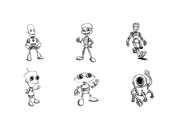 Digital Chocolate-Concept Drawing