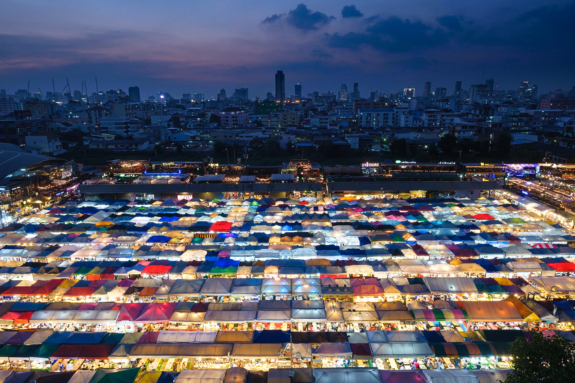 Ratchada Night Market Bangkok