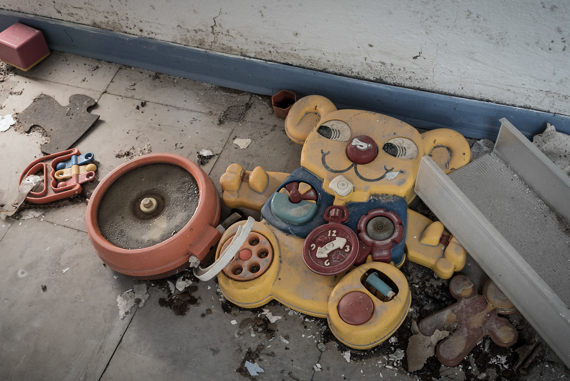 Forgotten toys at Berengaria Village in Limassol, Cyprus