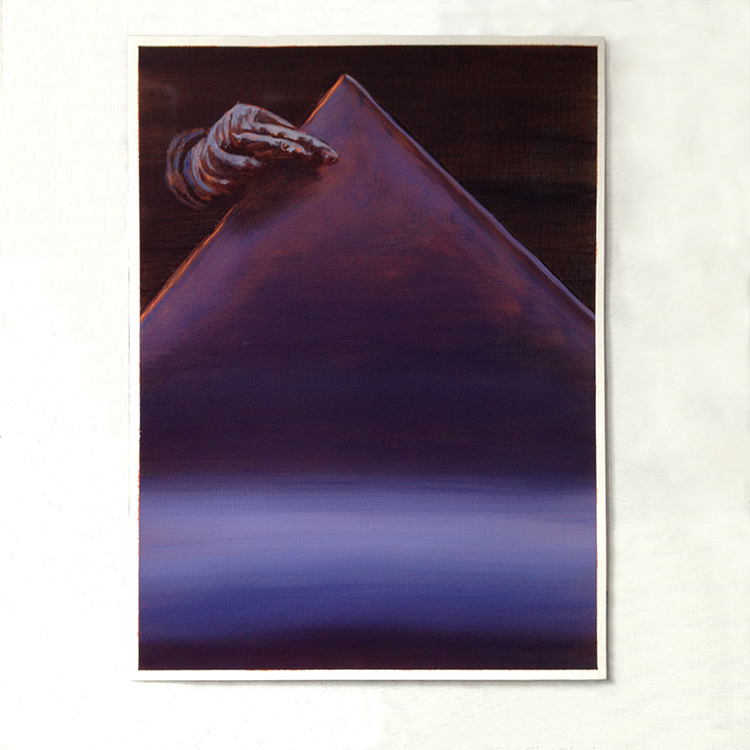 "Révélations", huile sur papier toilé, 32 x 24 cm