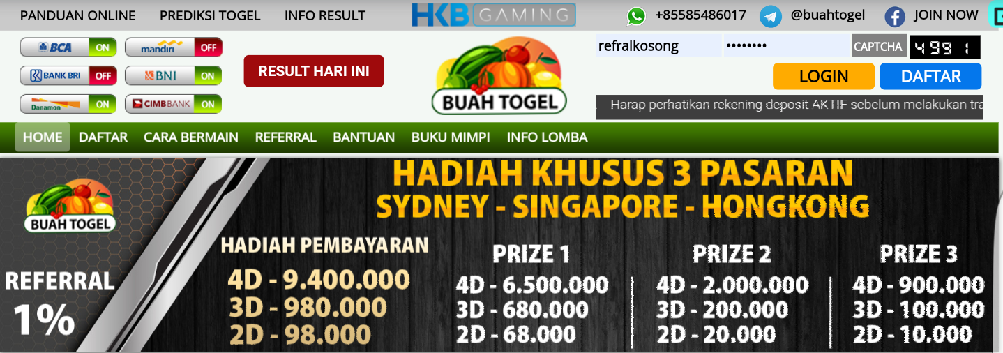 Data Togel New York Midday
, Daftar Buahtogel Login Buahtogel F1 Pendaptaran User Baru Buahtogel Buah Togel Login