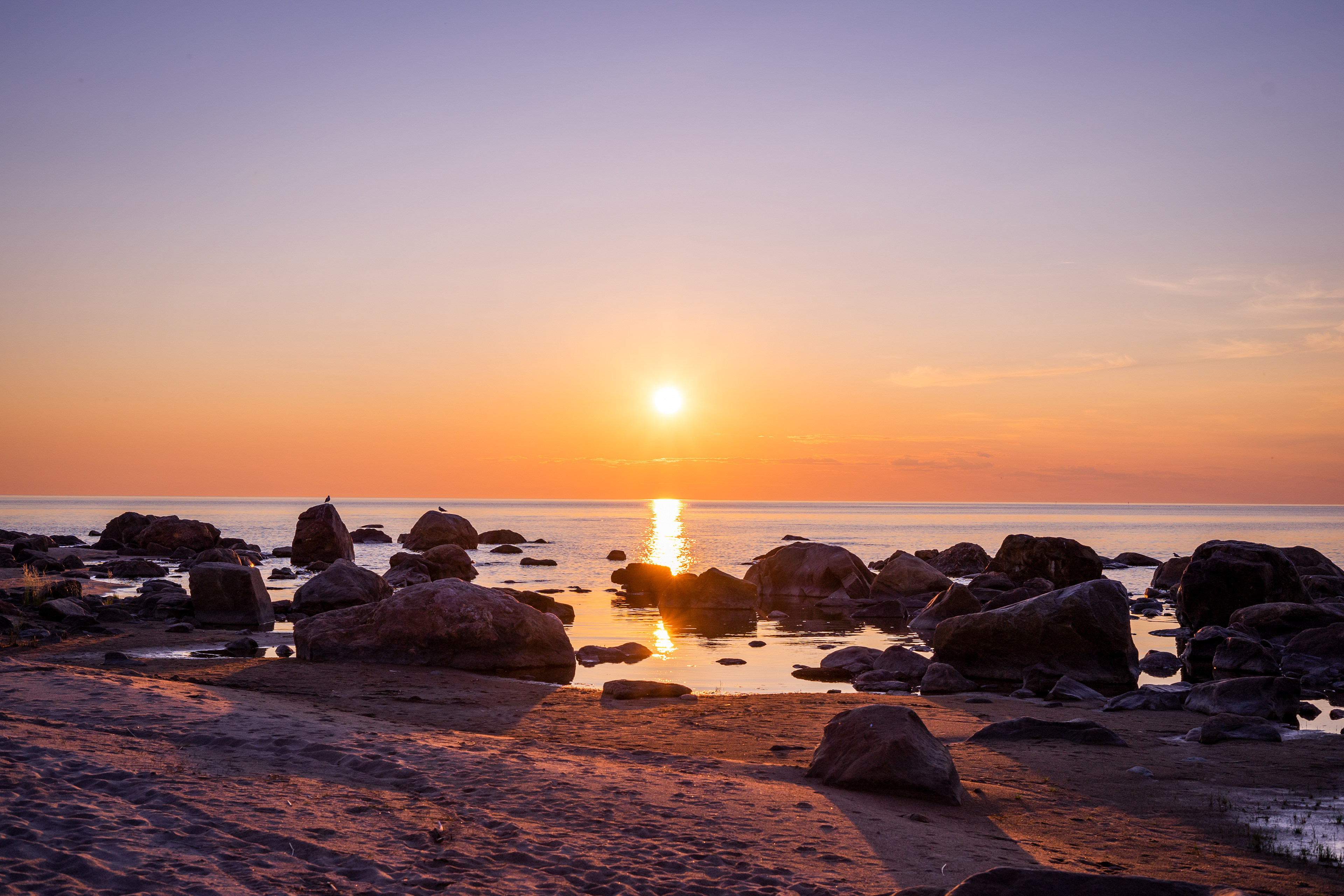 Auringonlasku Vattajalla