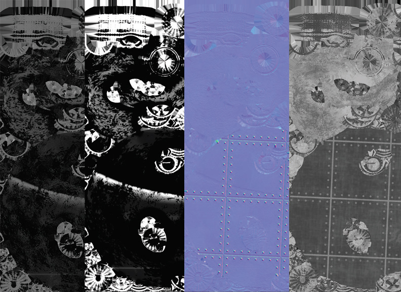 Samson Texture Maps