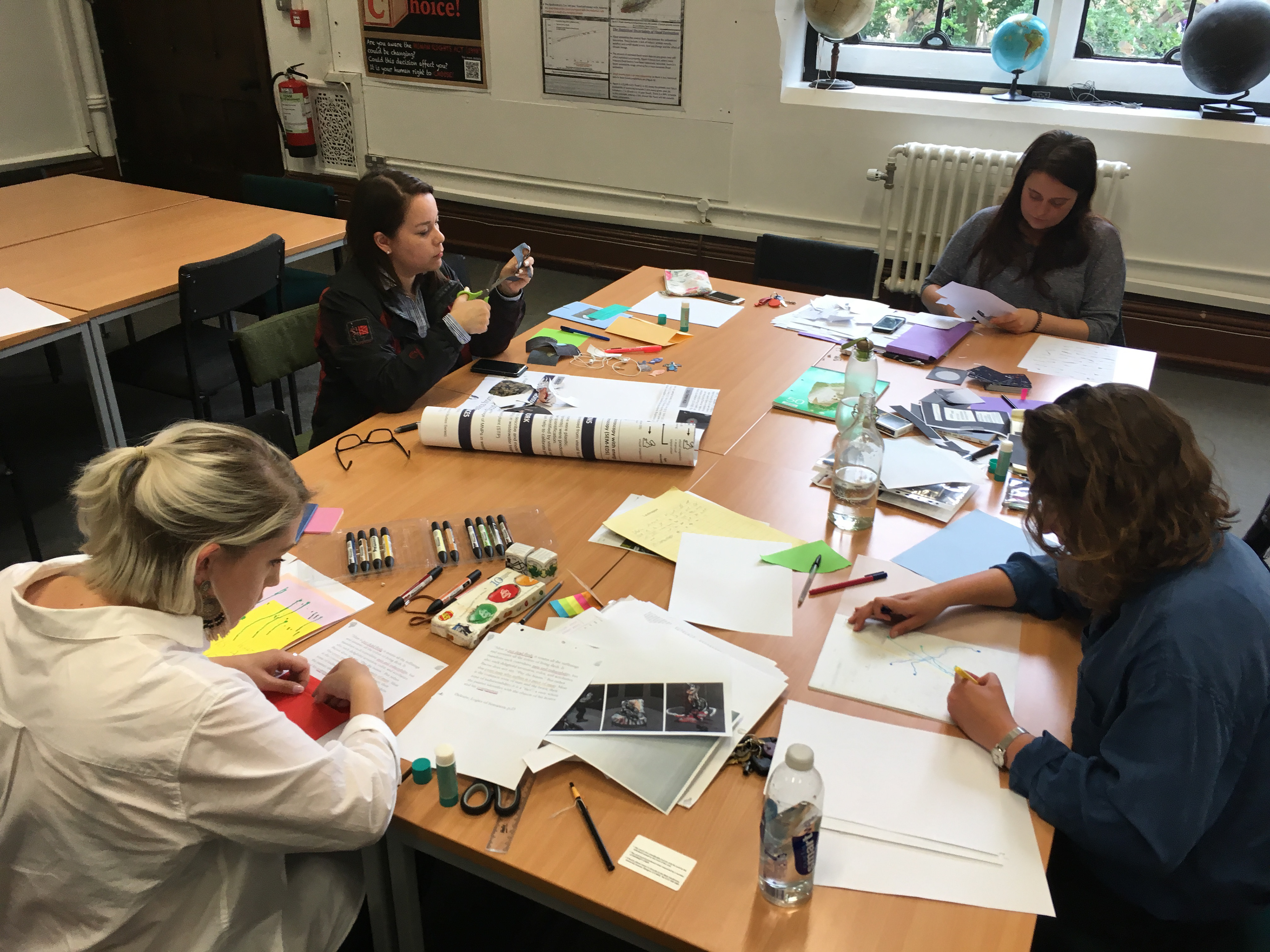 Group zine making Credit: Philip J Nicholson (CC BY-NC-ND)