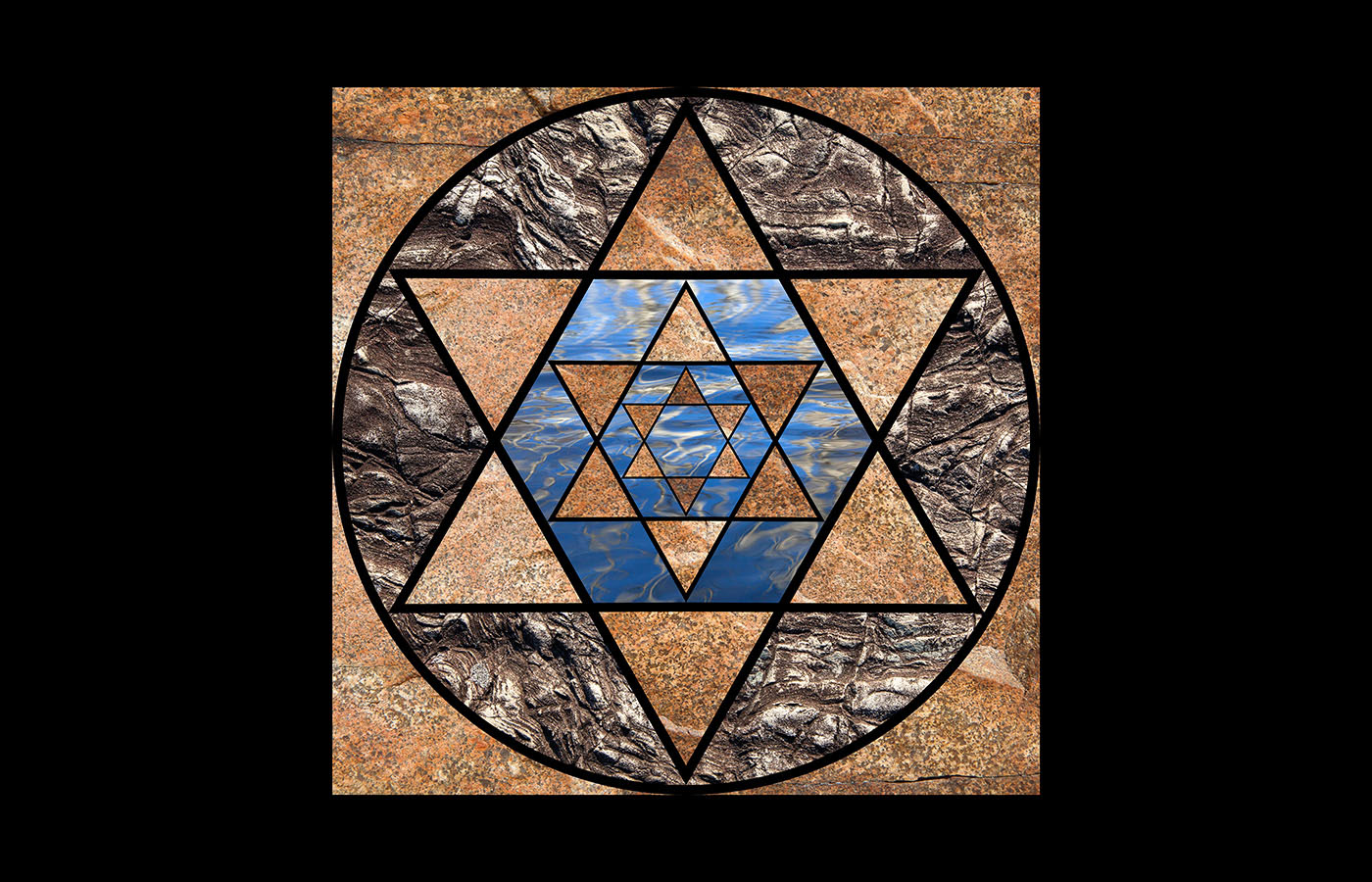Meditation On Stone & Water II, 12"x12", $525, edition of 10