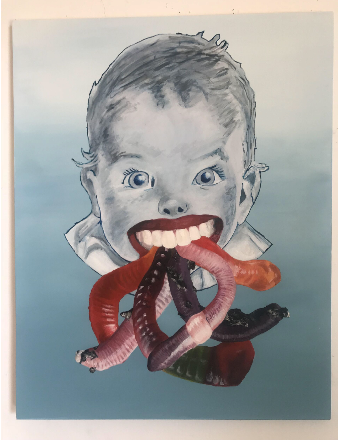 Gerber Baby Oil Painting