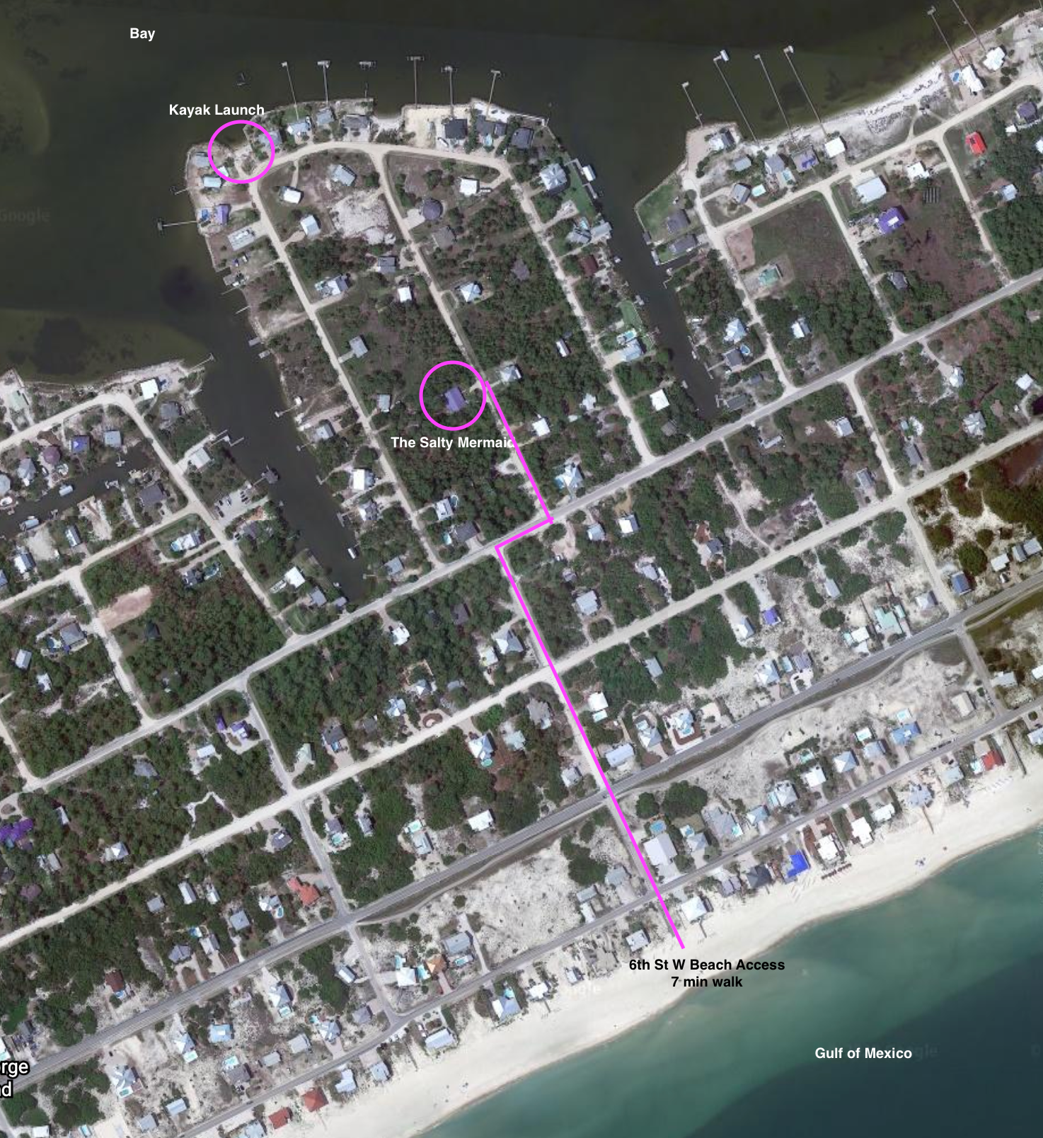 Beach and Bay Access Locations