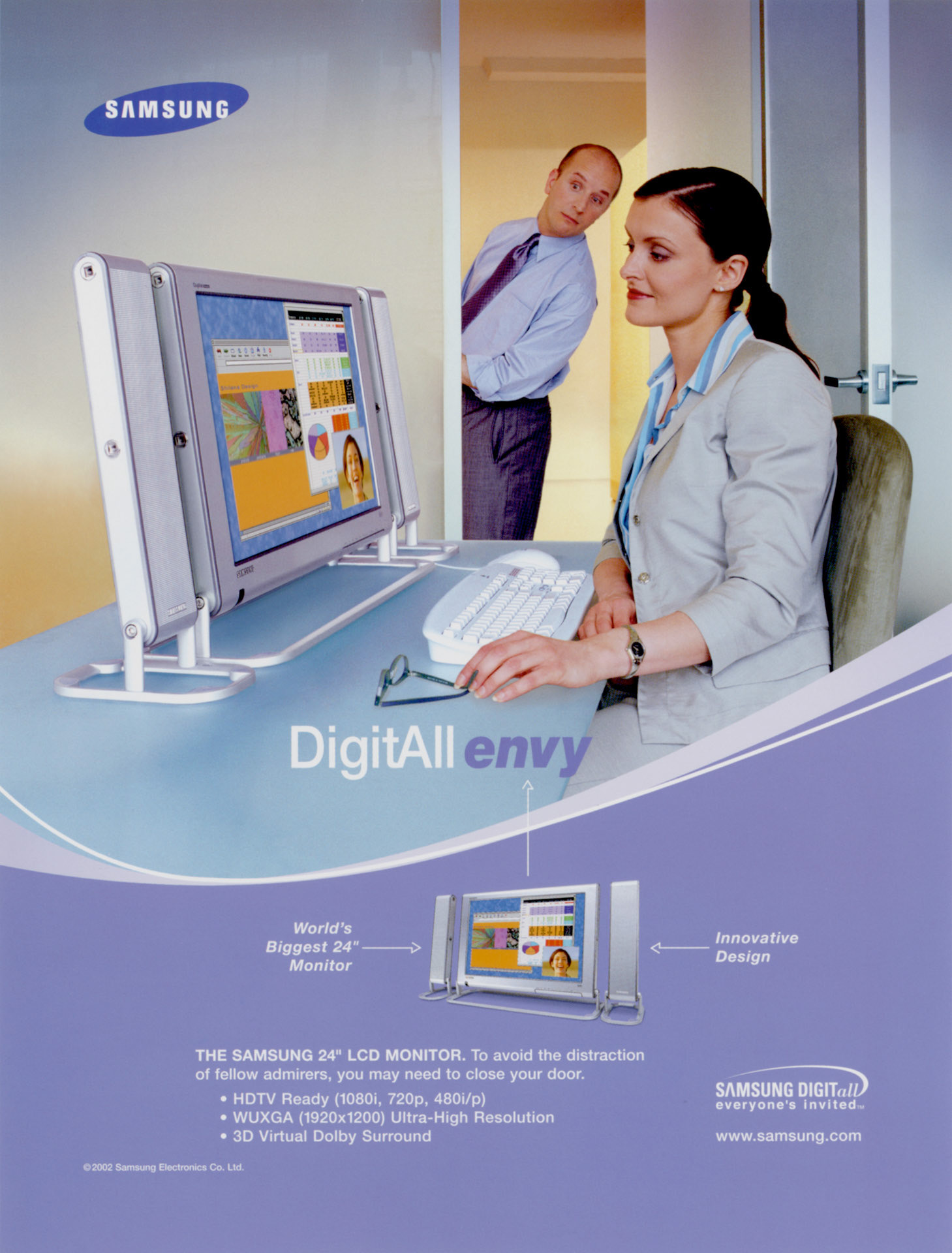 Magazine Ad and Out Of Home, Client: Samsung, Agency: BBDO-NY