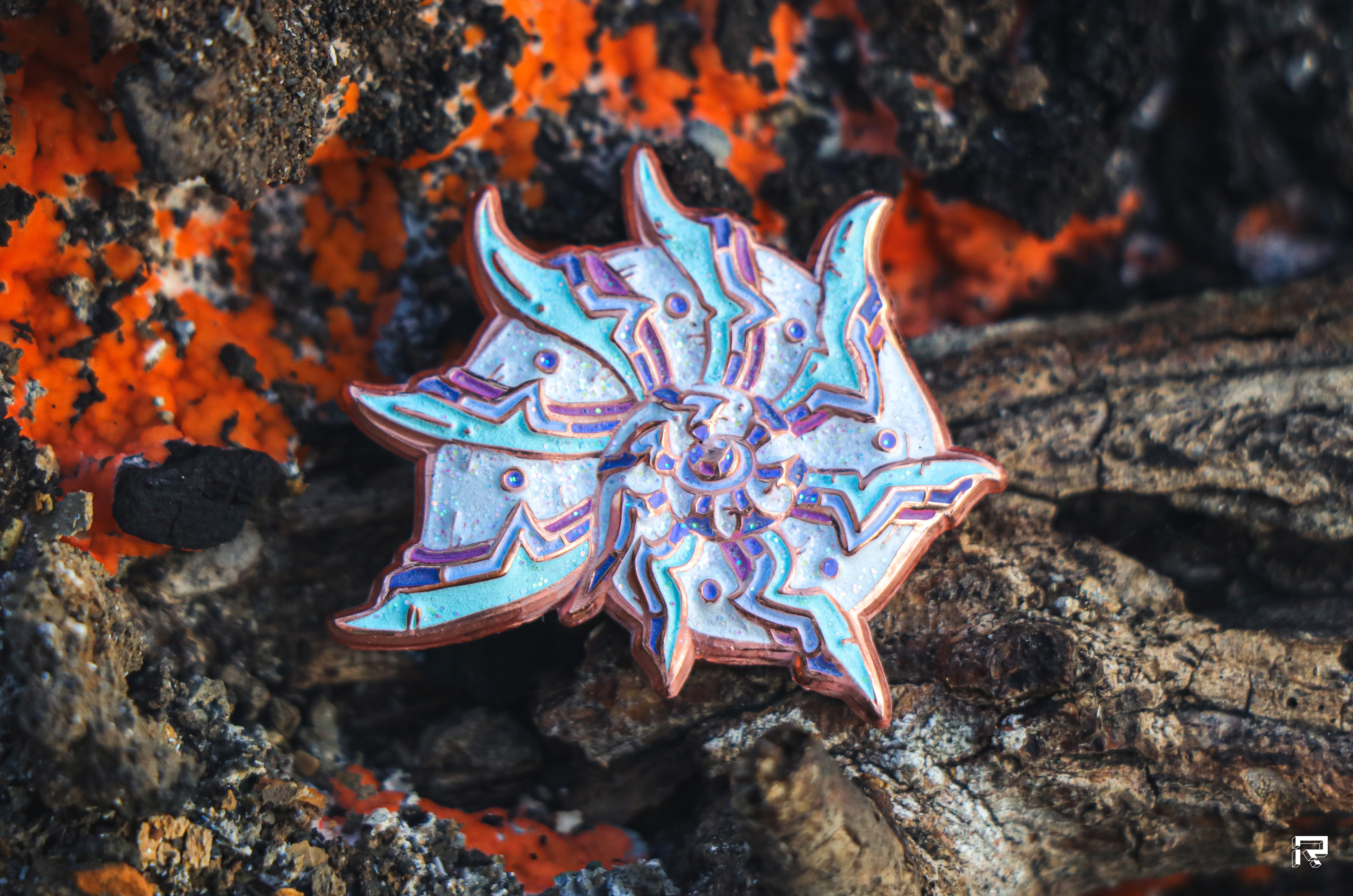 Spiromite - Enamel Pin by Rutherford