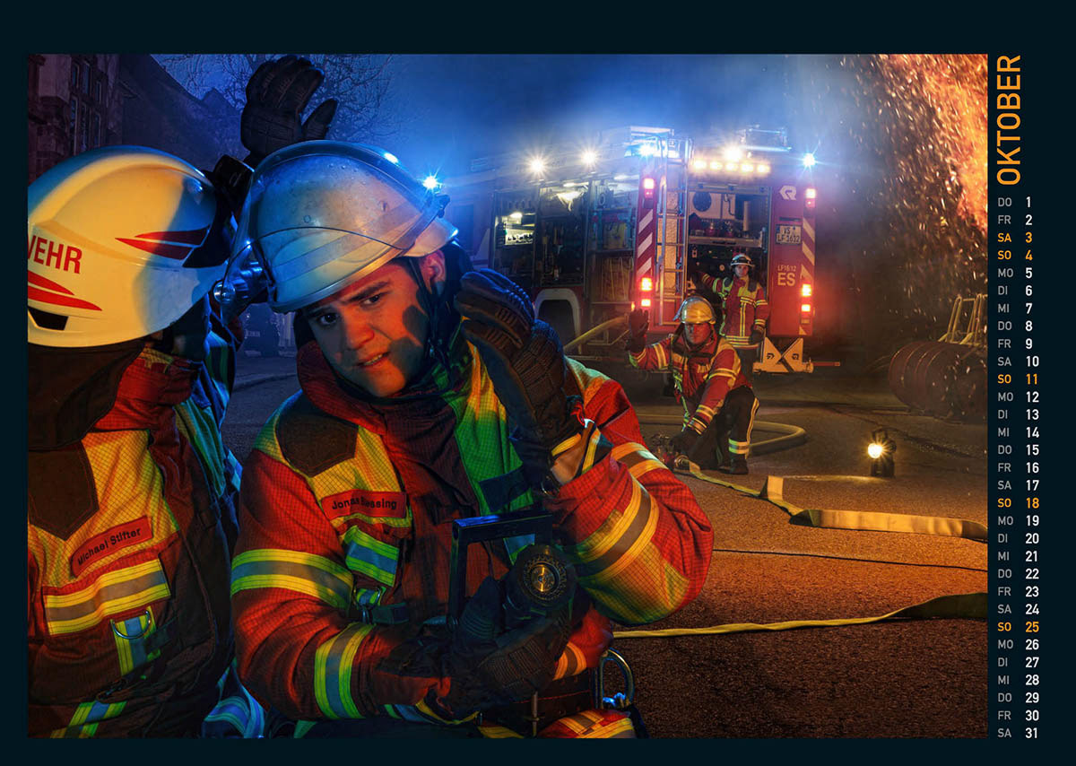 Feuerwehrkalender Feuerwehr Vöhrenbach