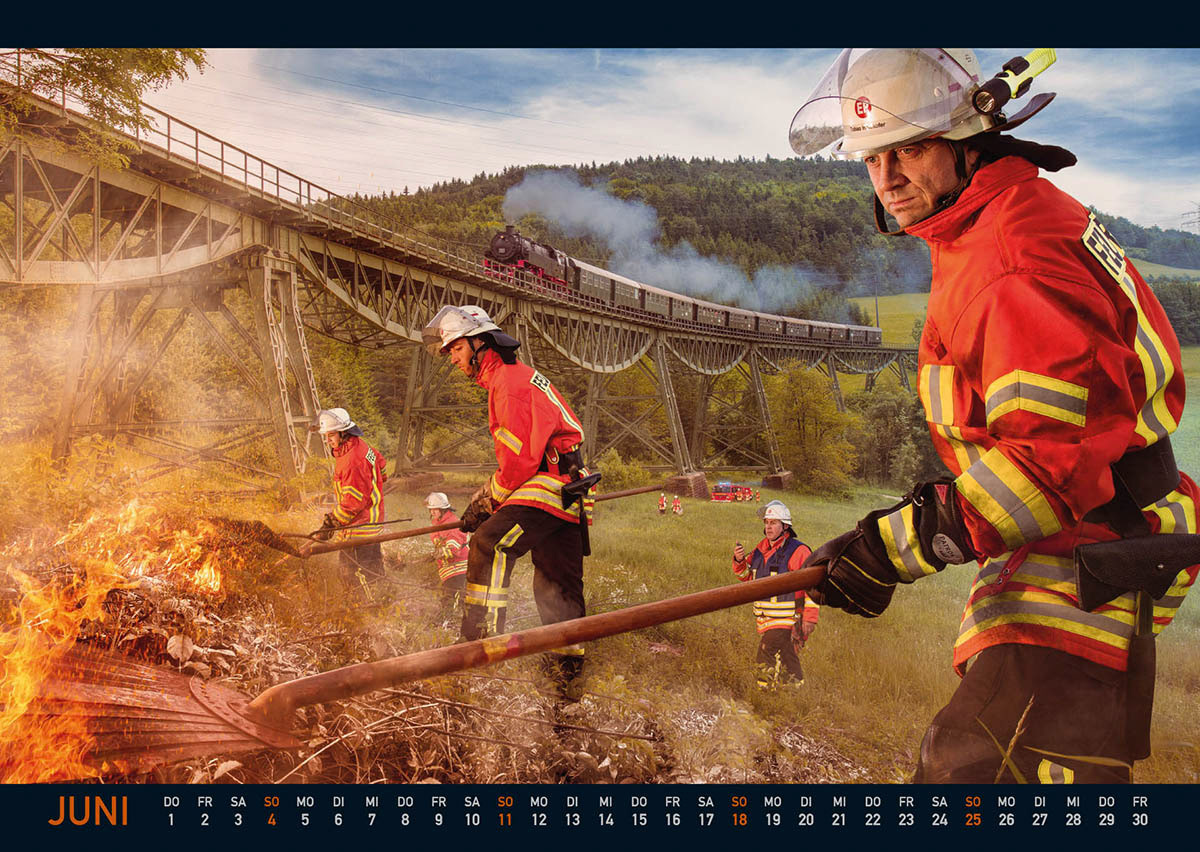 Feuerwehrkalender Feuerwehr Blumberg