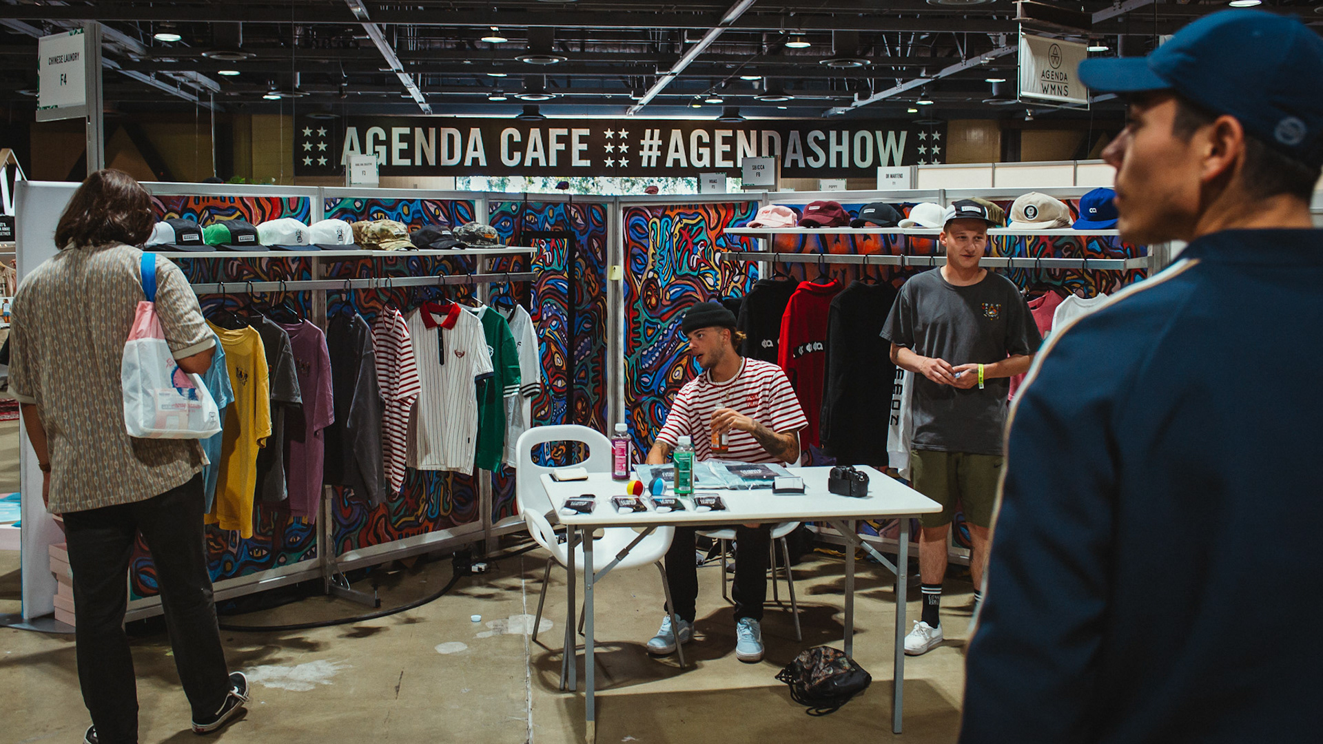 Common Apparel booth paneling Agenda Trade Show, Los Angeles, CA 2018. Photo by Jesse Paul.