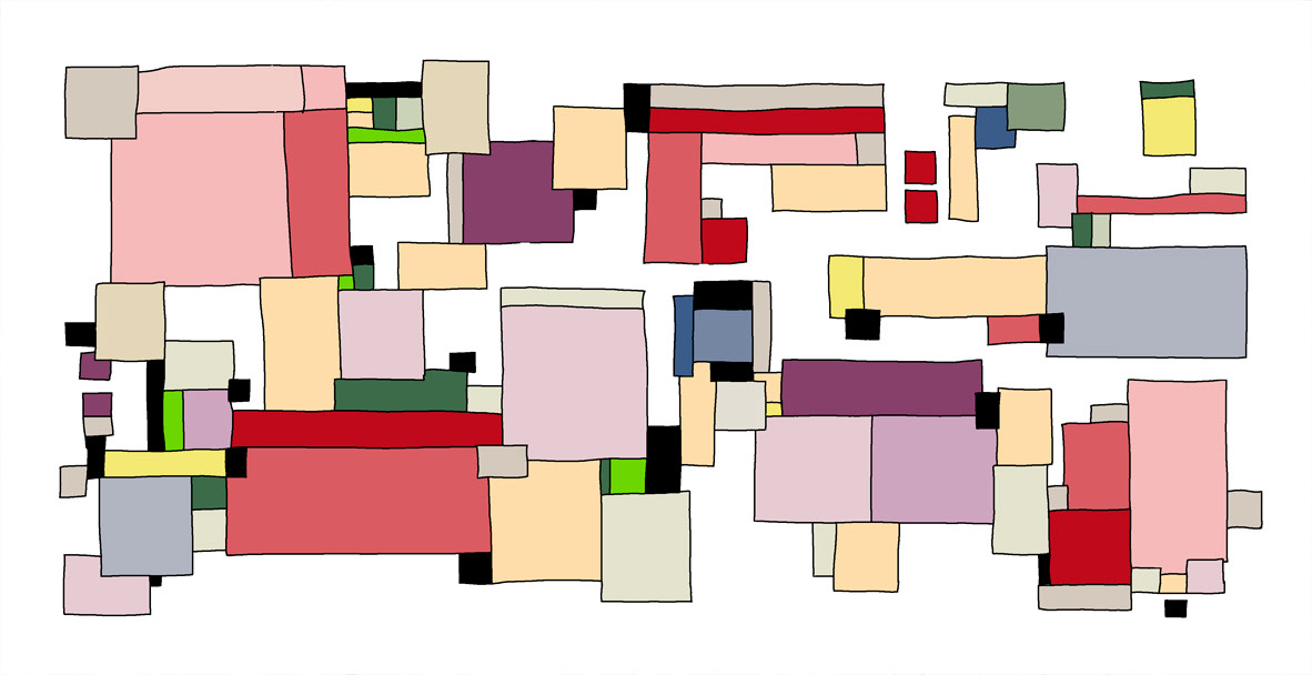 Palette from Dialogical Painting with Rosa, 2020.