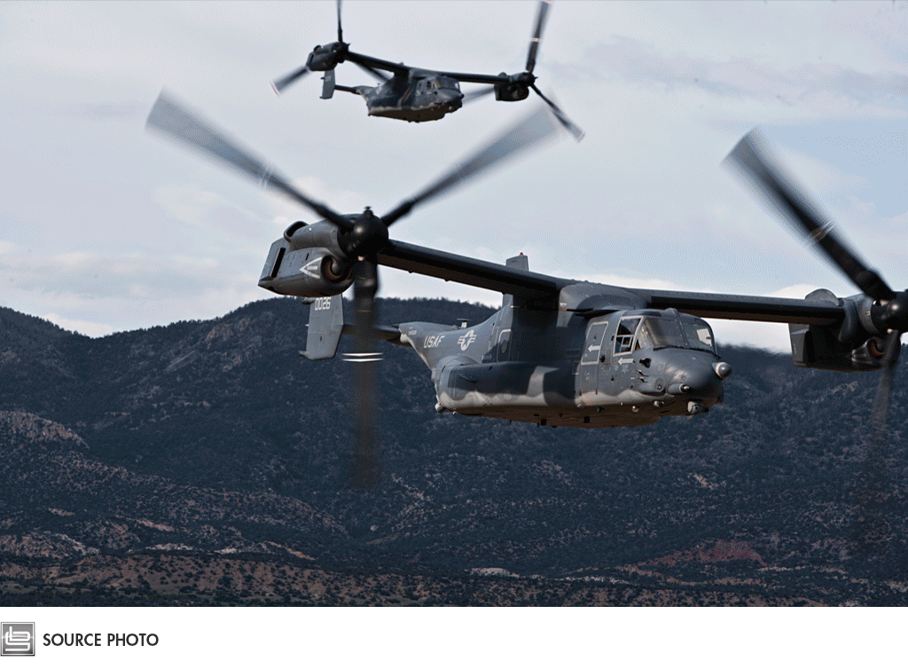Bell Helicopter CV-22 Osprey, Image Retouching and Advertising Design by Ben Gilliand, BGV Agency, bgvisual.com