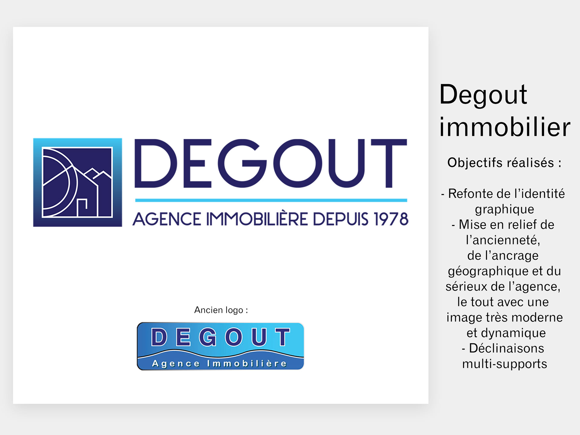 Refonte logo Degout