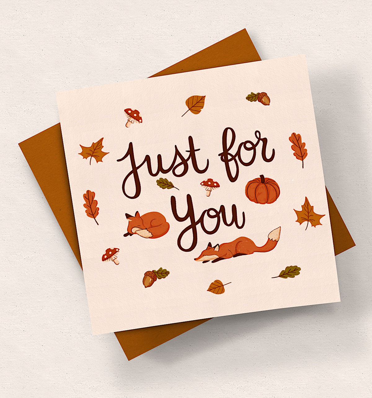 Autumnal Greeting's Card