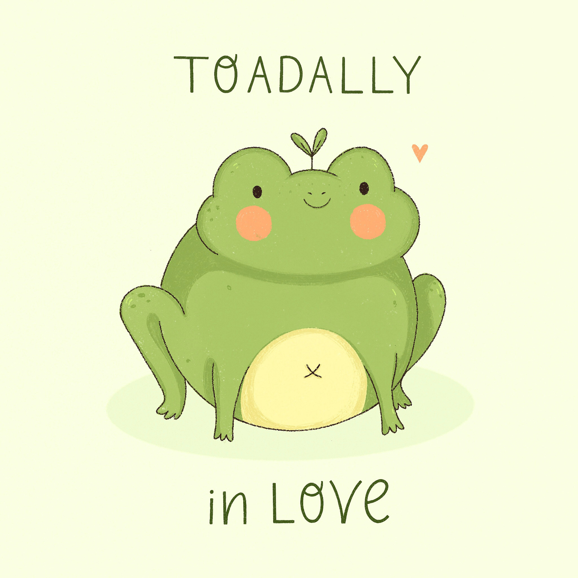 Toadally in Love, Valentine's Card