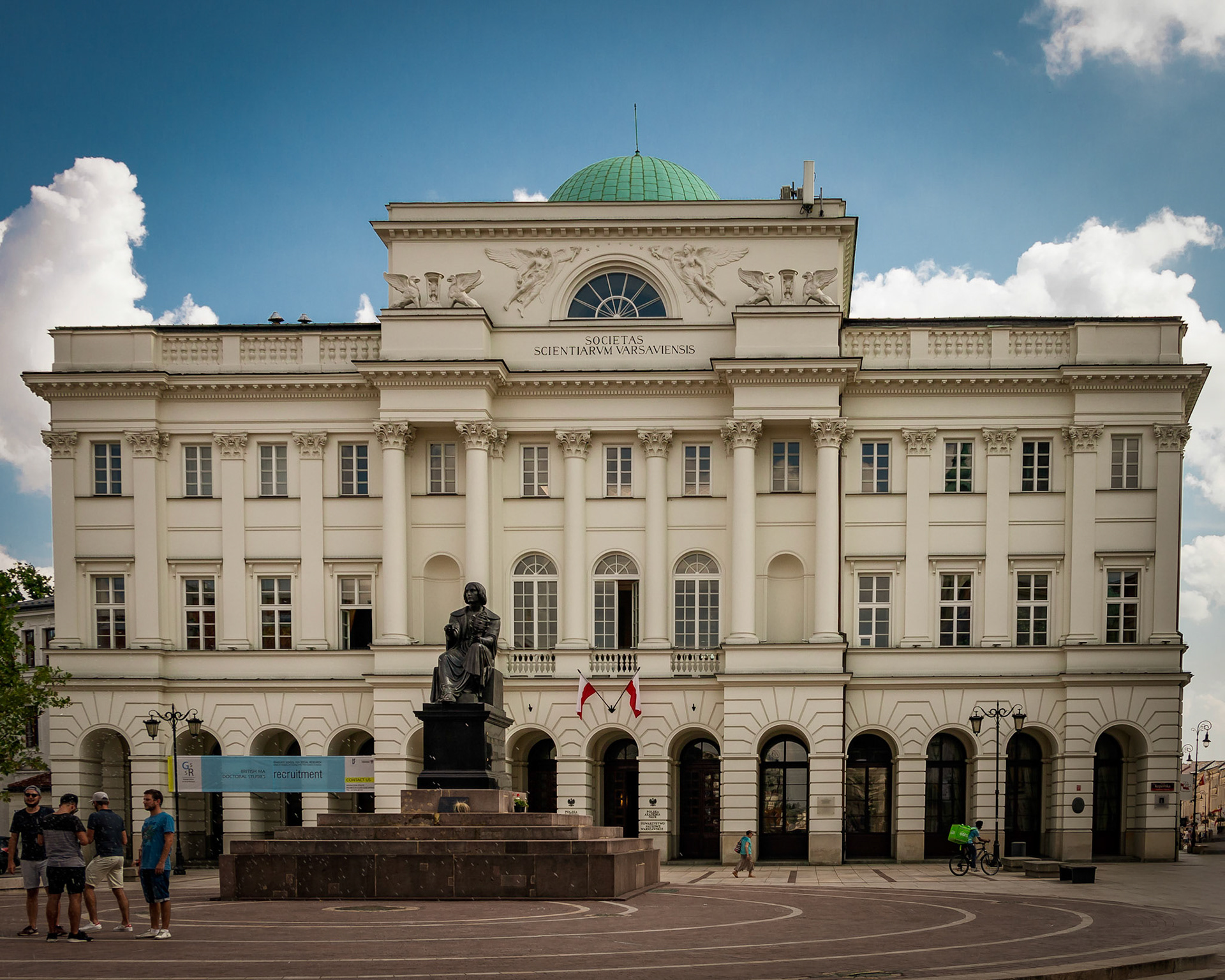 Nicolas Copernicus Monument and the National Science Acadamy