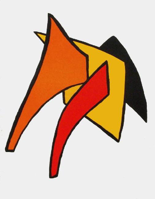 "Stabiles Suite I" Lithograph in Colors, c.1963, Edition:Limited, Unsigned, 11x15" $250-